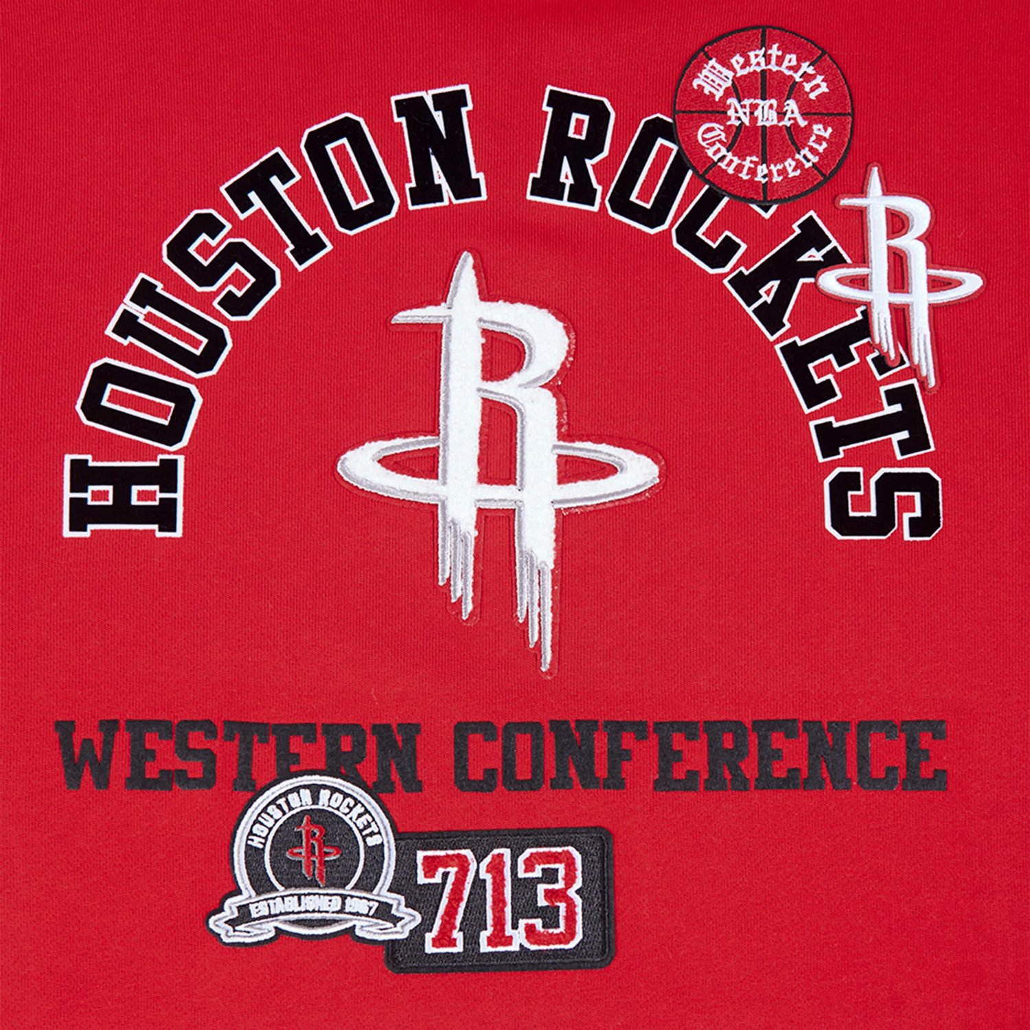Pro Standard Houston Rockets Area Code Pullover Hoodie                                                                           - view number 4