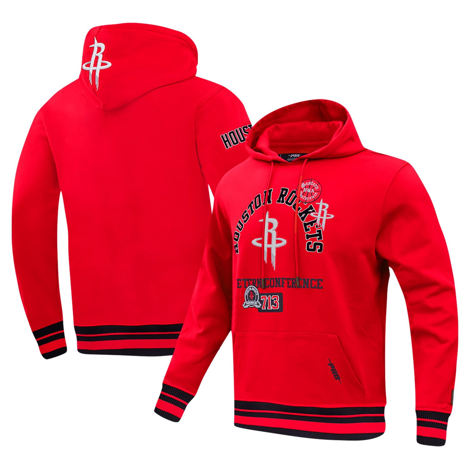 Pro Standard Houston Rockets Area Code Pullover Hoodie                                                                           - view number 1