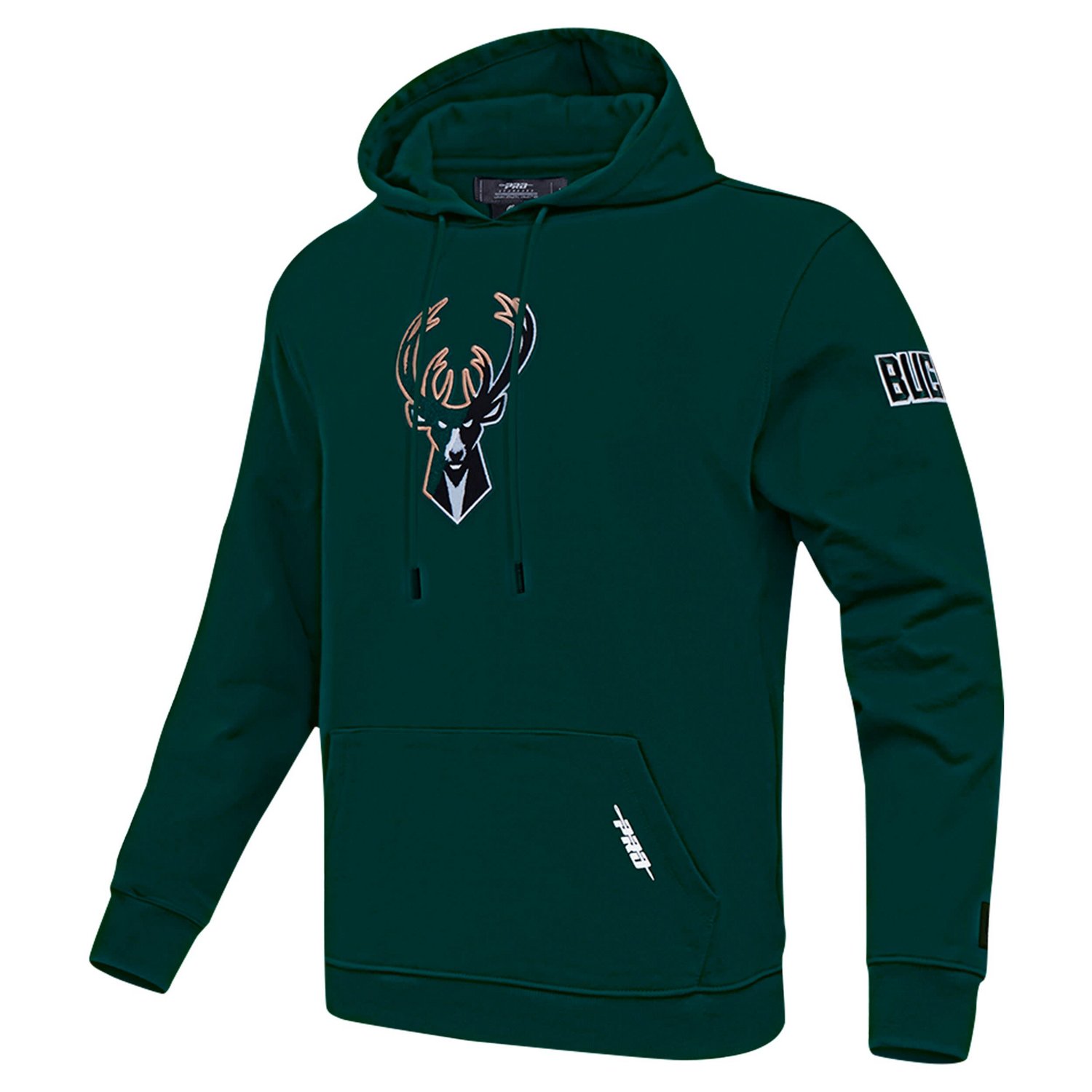 Pro Standard Hunter Milwaukee Bucks Split Logo Pullover Hoodie - view number 2