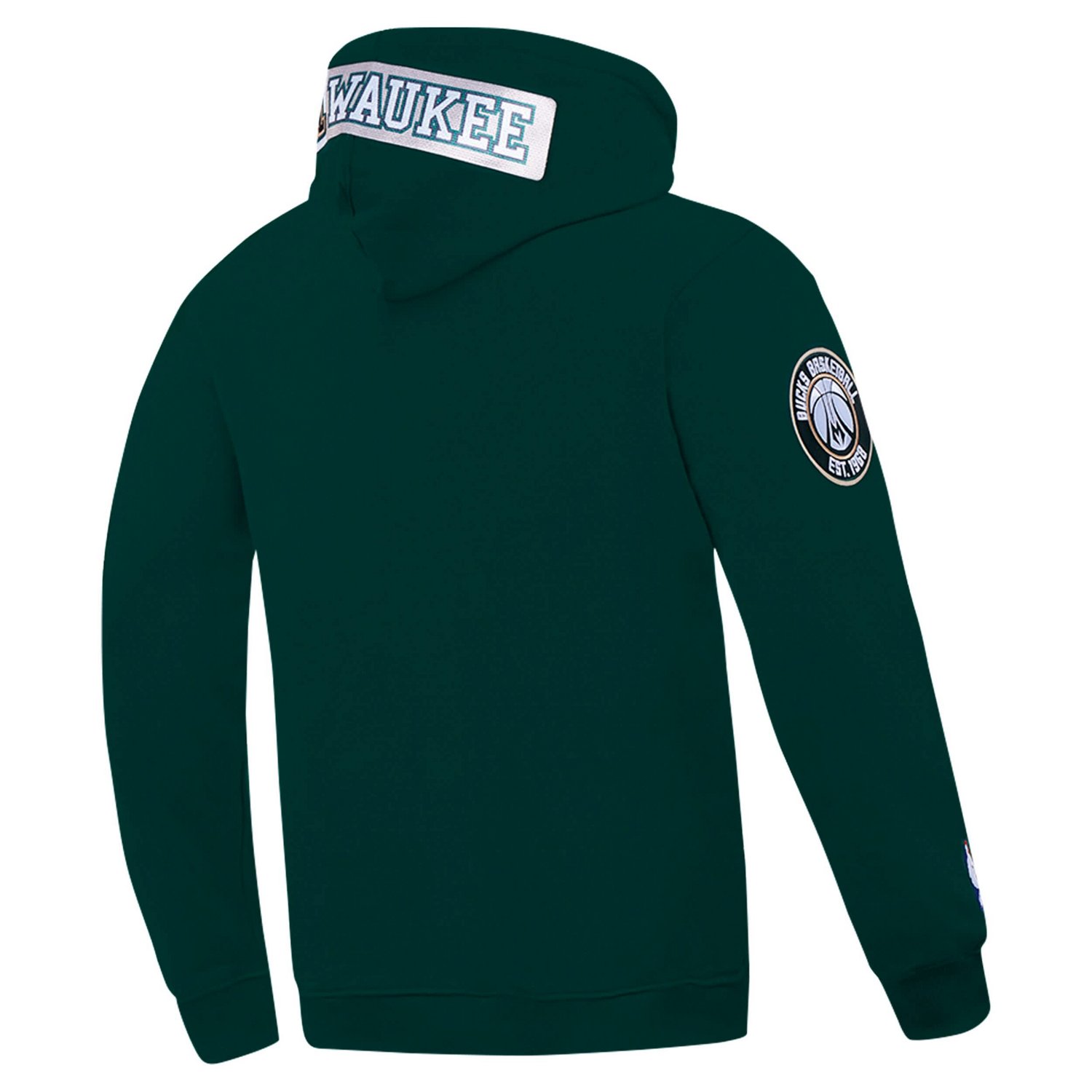 Pro Standard Hunter Milwaukee Bucks Split Logo Pullover Hoodie - view number 3