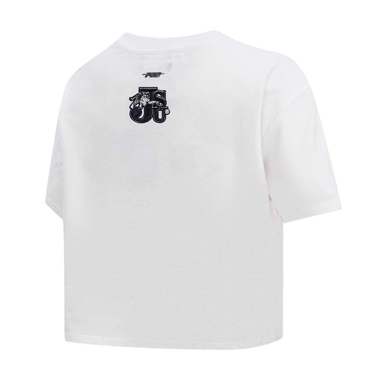 Pro Standard Jackson State Tigers Classic Three-Hit Boxy Cropped T-Shirt - view number 3