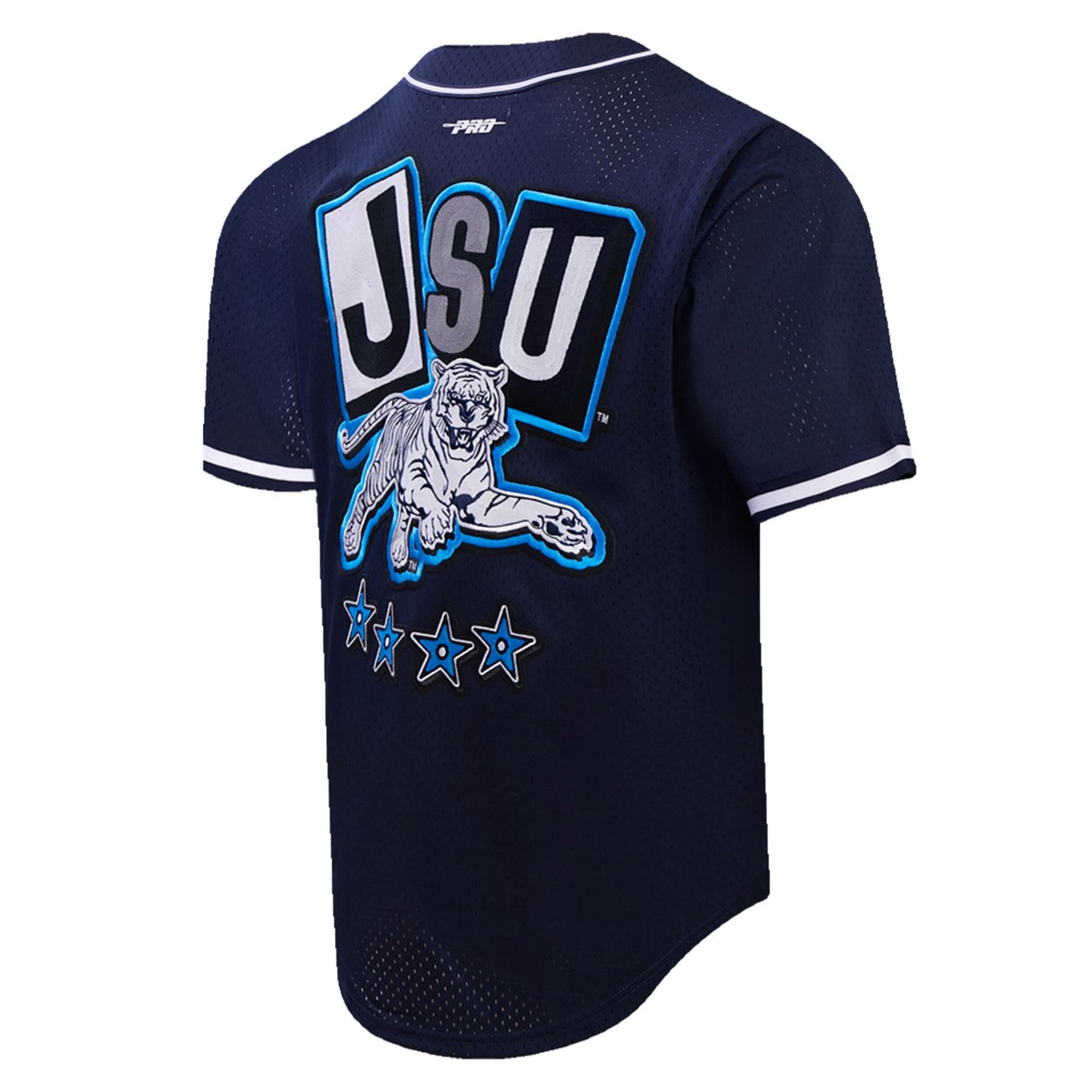 Pro Standard Jackson State Tigers Homecoming Mesh Button-Down Shirt - view number 3