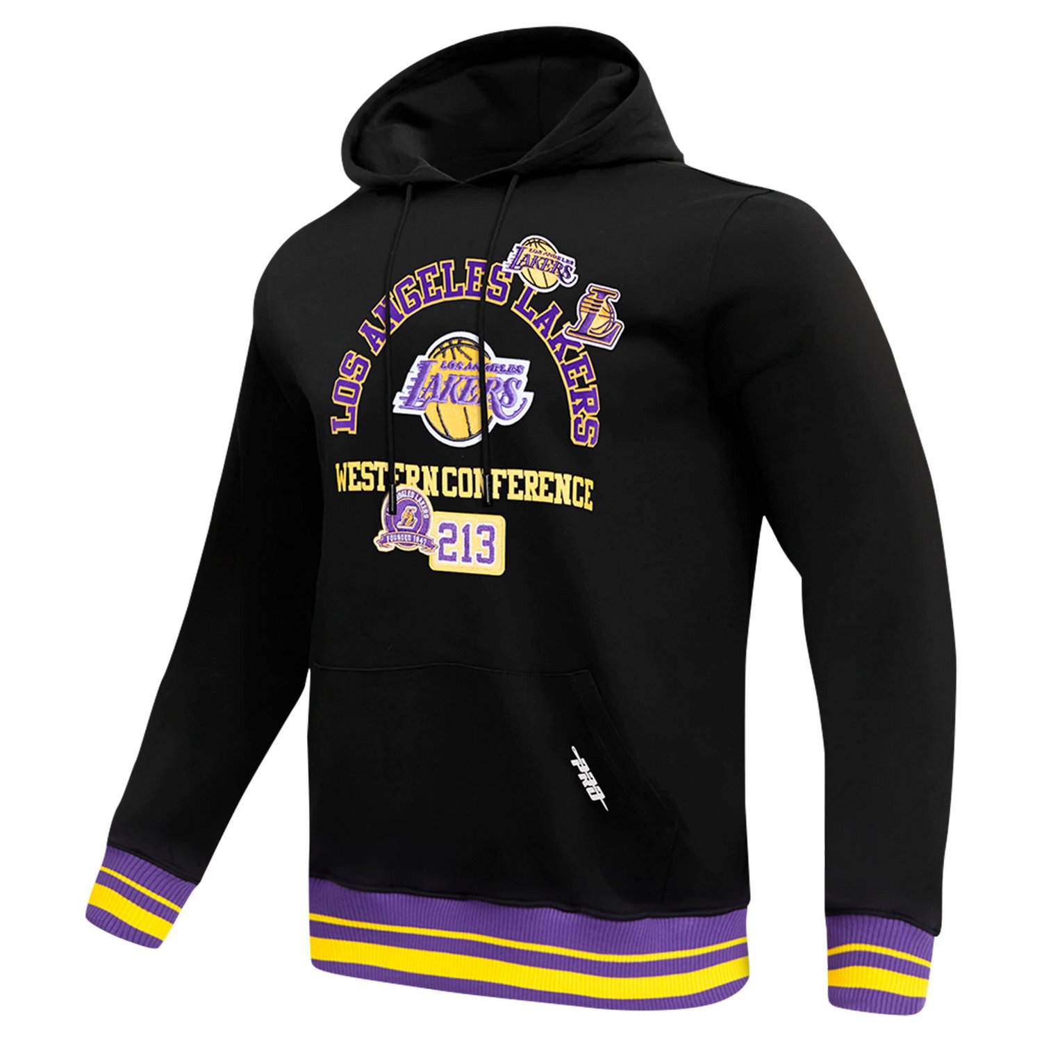 Pro Standard Los Angeles Lakers Area Code Pullover Hoodie