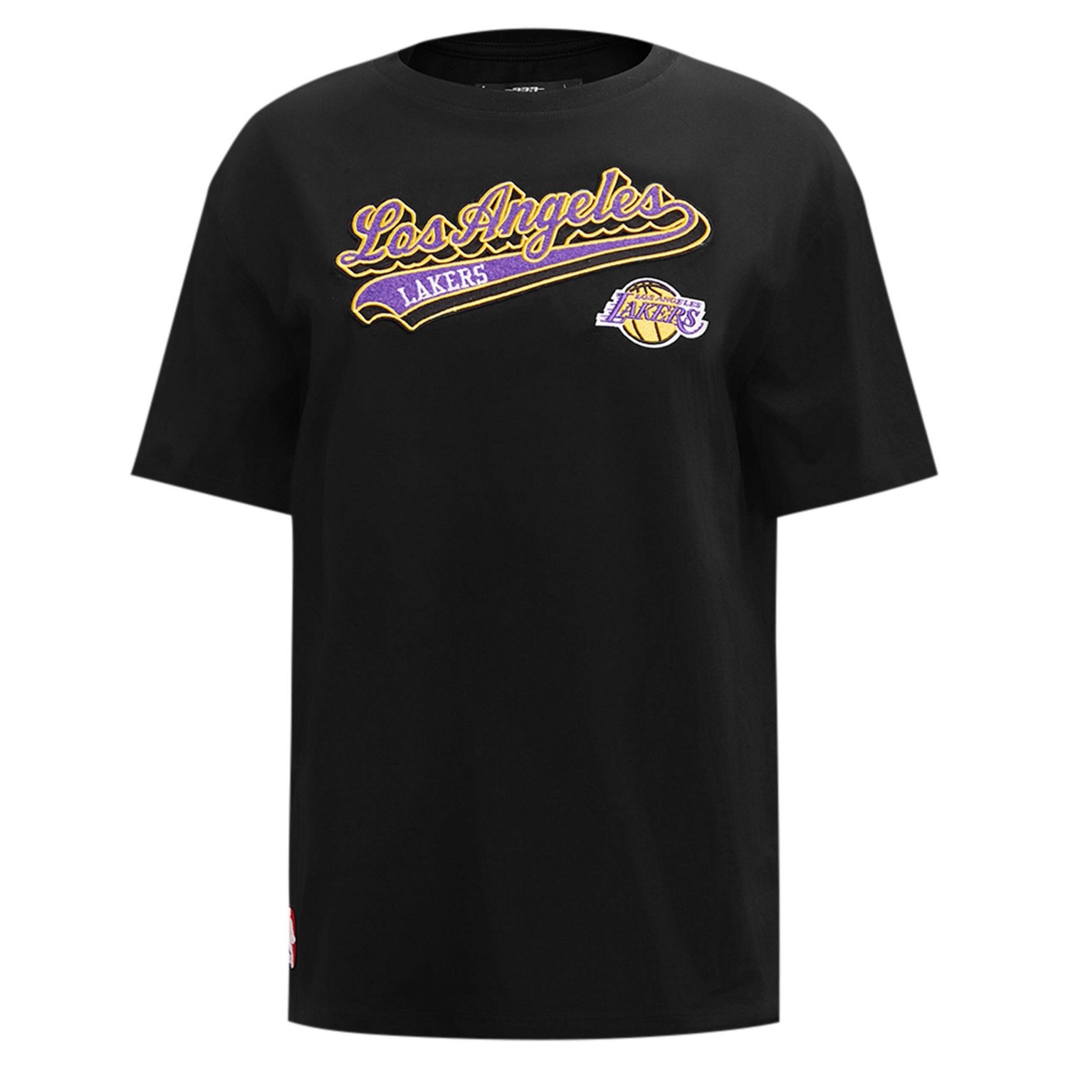 Pro Standard Los Angeles Lakers Script Boyfriend T-Shirt