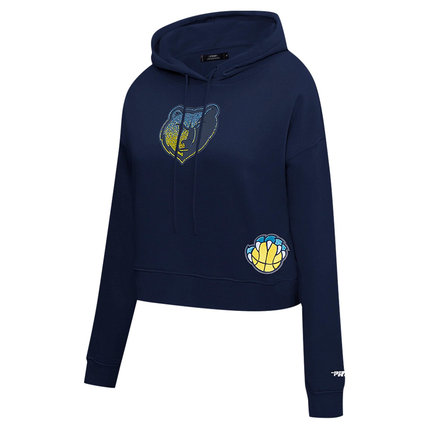 Pro Standard Memphis Grizzlies Jewels Cropped Pullover Hoodie - view number 2