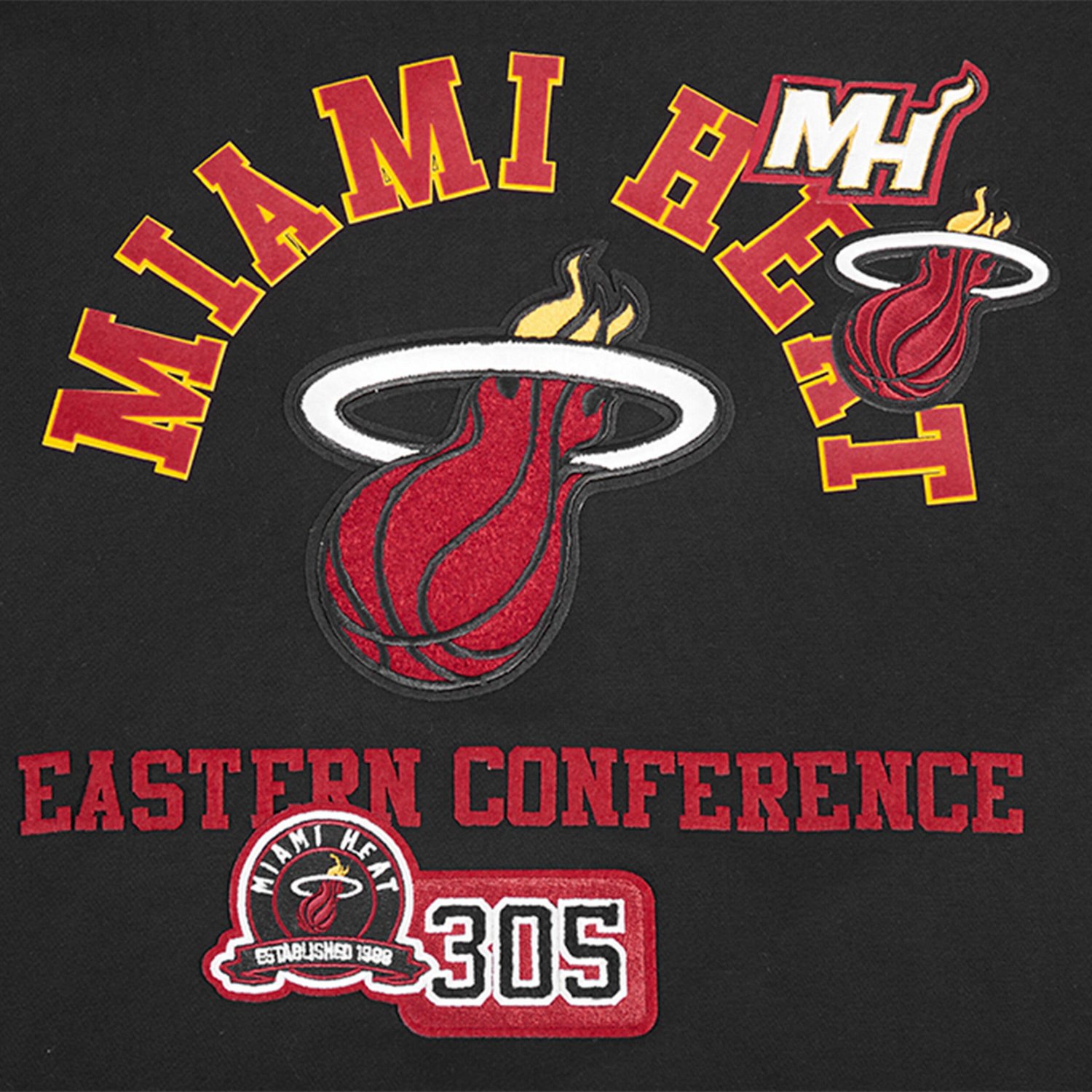 Pro Standard Miami Heat Area Code Pullover Hoodie - view number 4