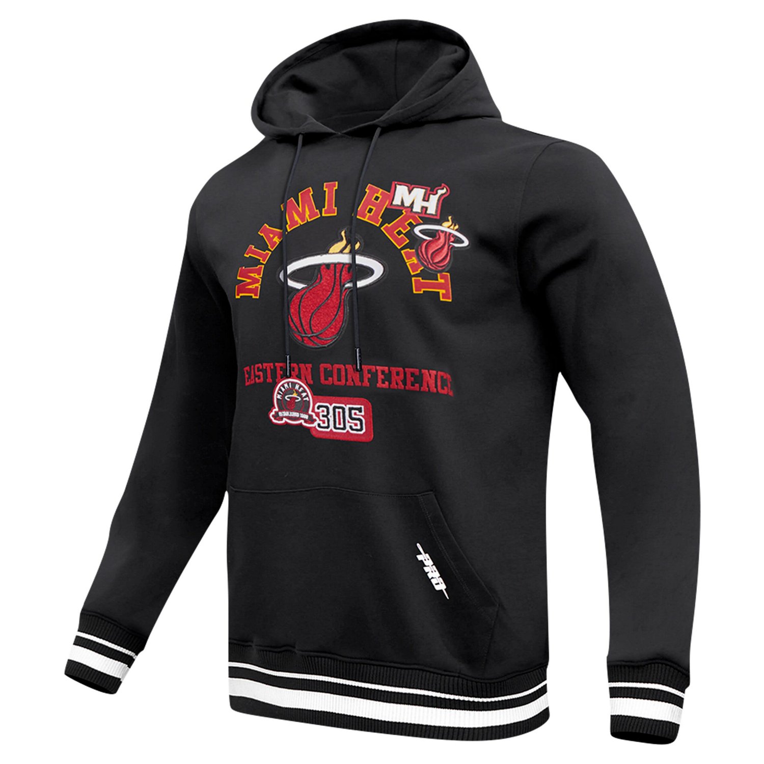 Pro Standard Miami Heat Area Code Pullover Hoodie - view number 2
