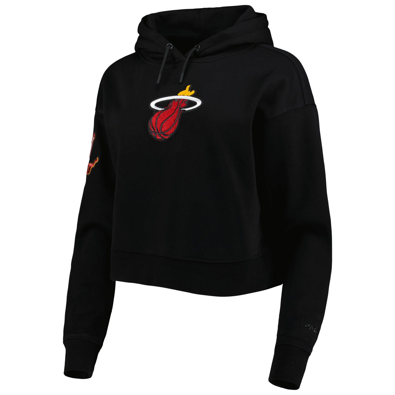 Pro Standard Miami Heat Classic Fleece Cropped Pullover Hoodie                                                                   - view number 2