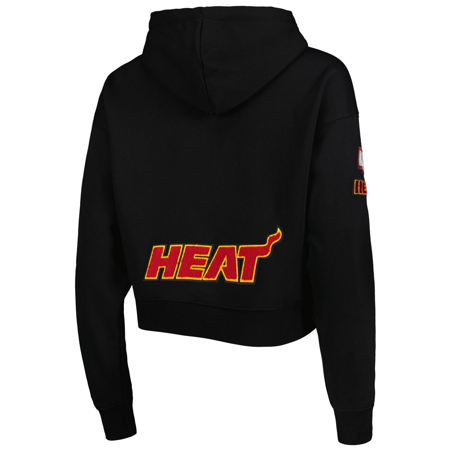 Pro Standard Miami Heat Classic Fleece Cropped Pullover Hoodie                                                                   - view number 3
