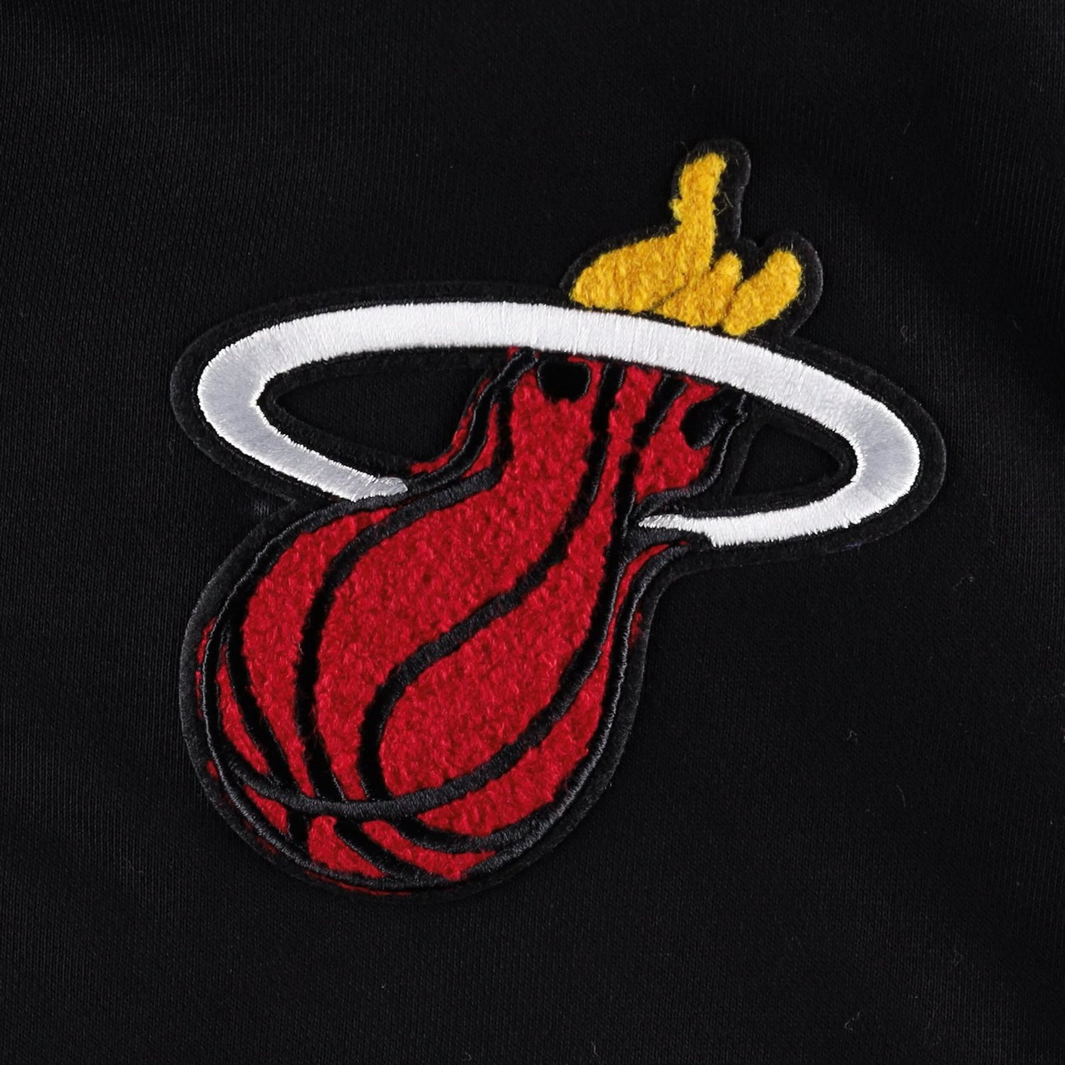 Pro Standard Miami Heat Classic Fleece Cropped Pullover Hoodie                                                                   - view number 4