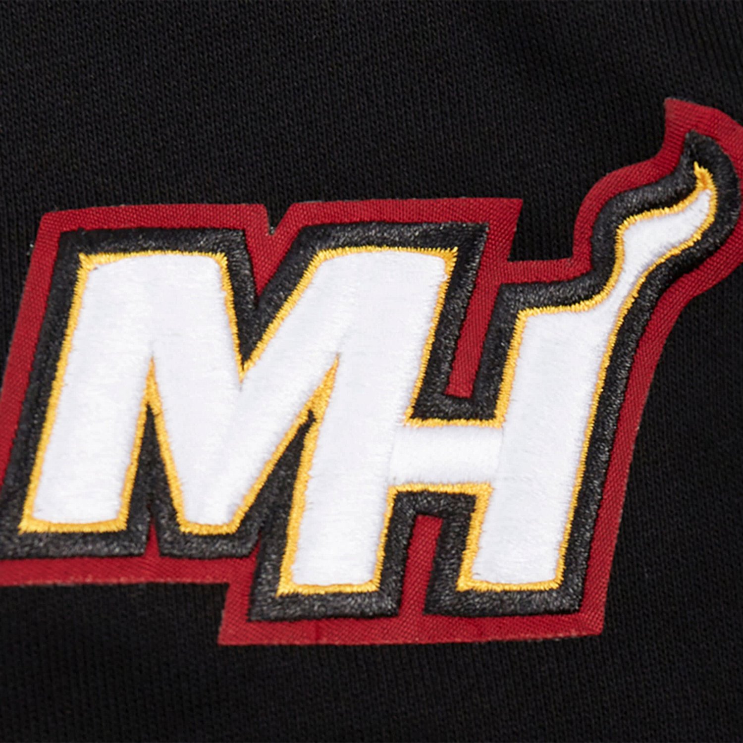 Pro Standard Miami Heat Jewels Cropped Pullover Hoodie - view number 4