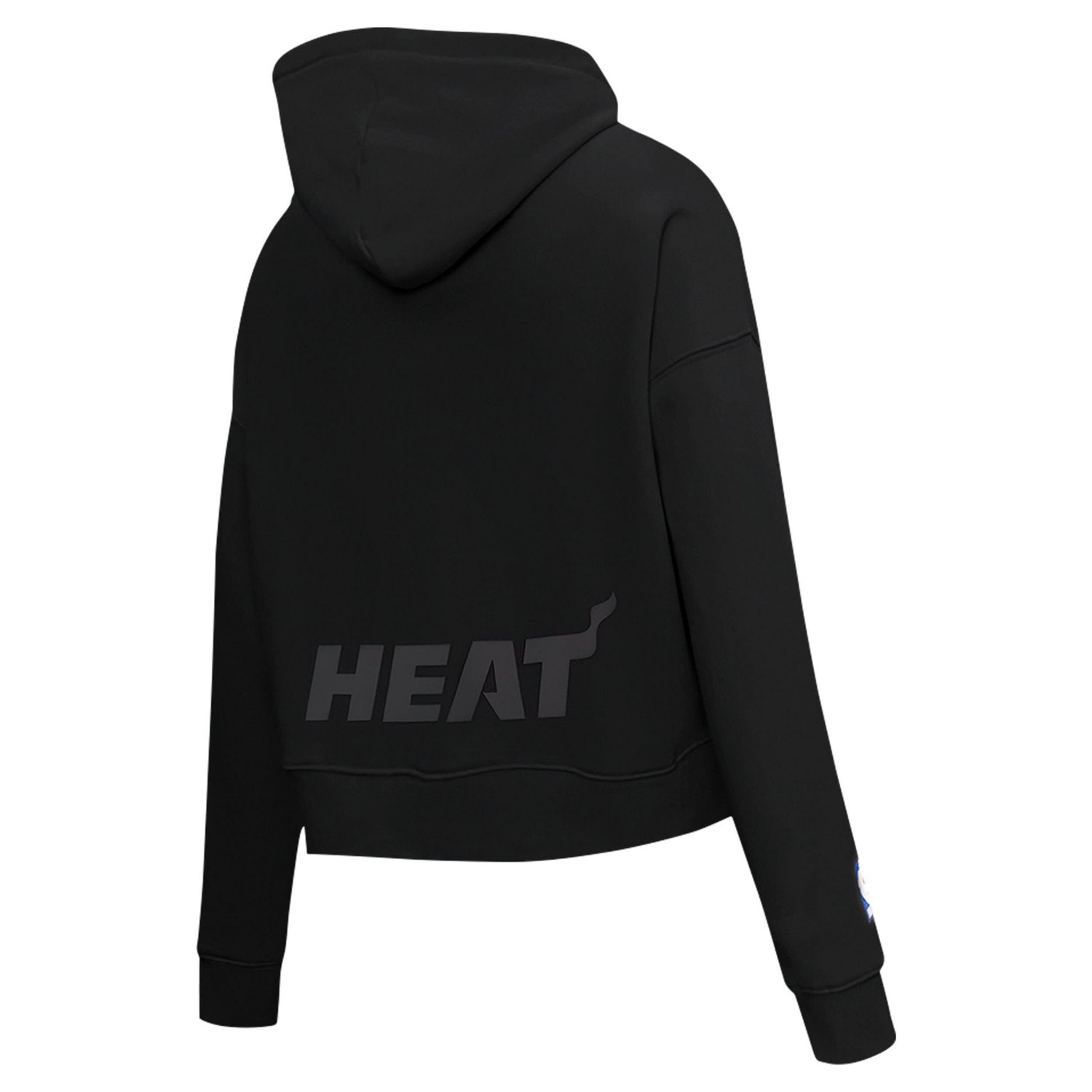 Pro Standard Miami Heat Jewels Cropped Pullover Hoodie - view number 3