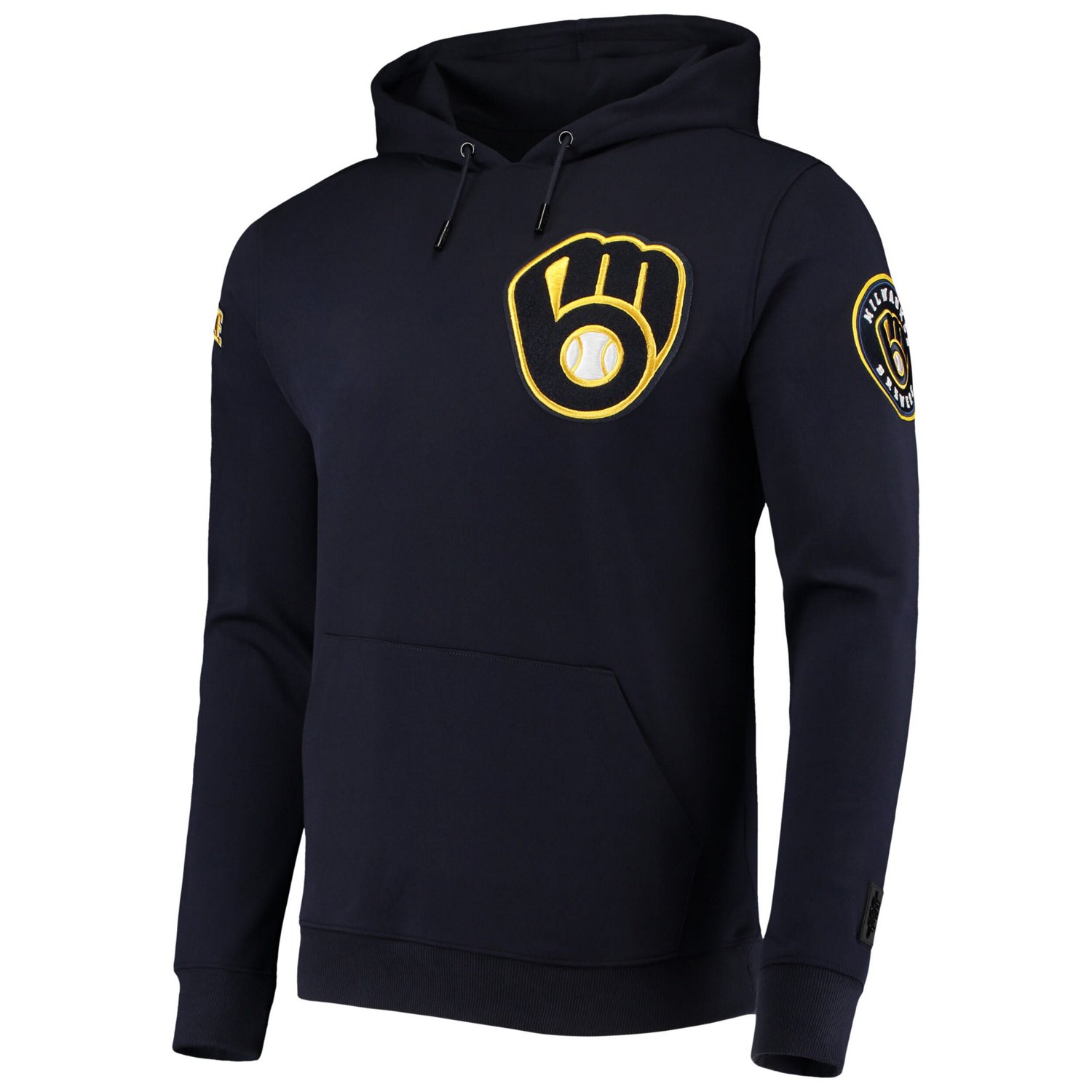 Pro Standard Milwaukee Brewers Team Logo Pullover Hoodie - view number 2