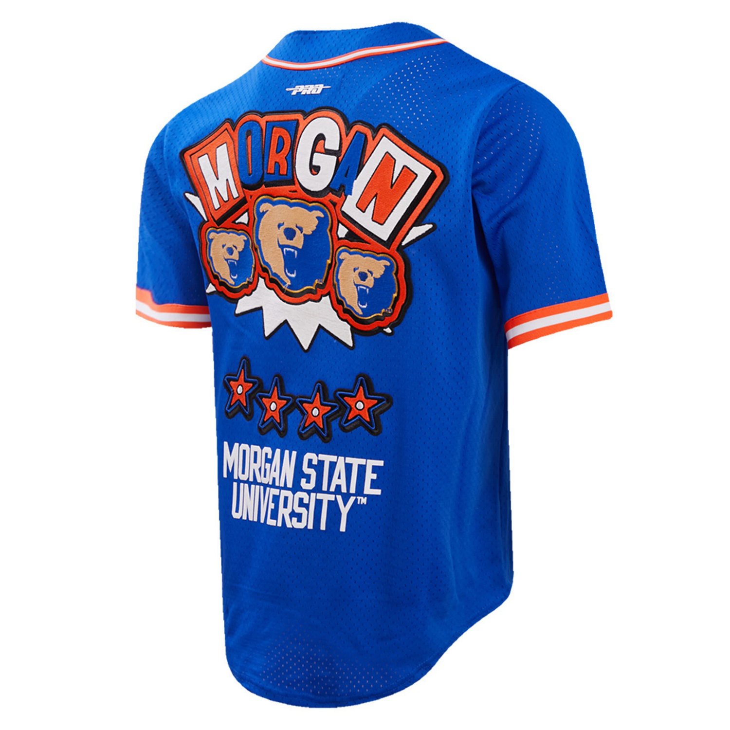 Pro Standard Morgan State Bears Homecoming Mesh Button-Down Shirt - view number 3
