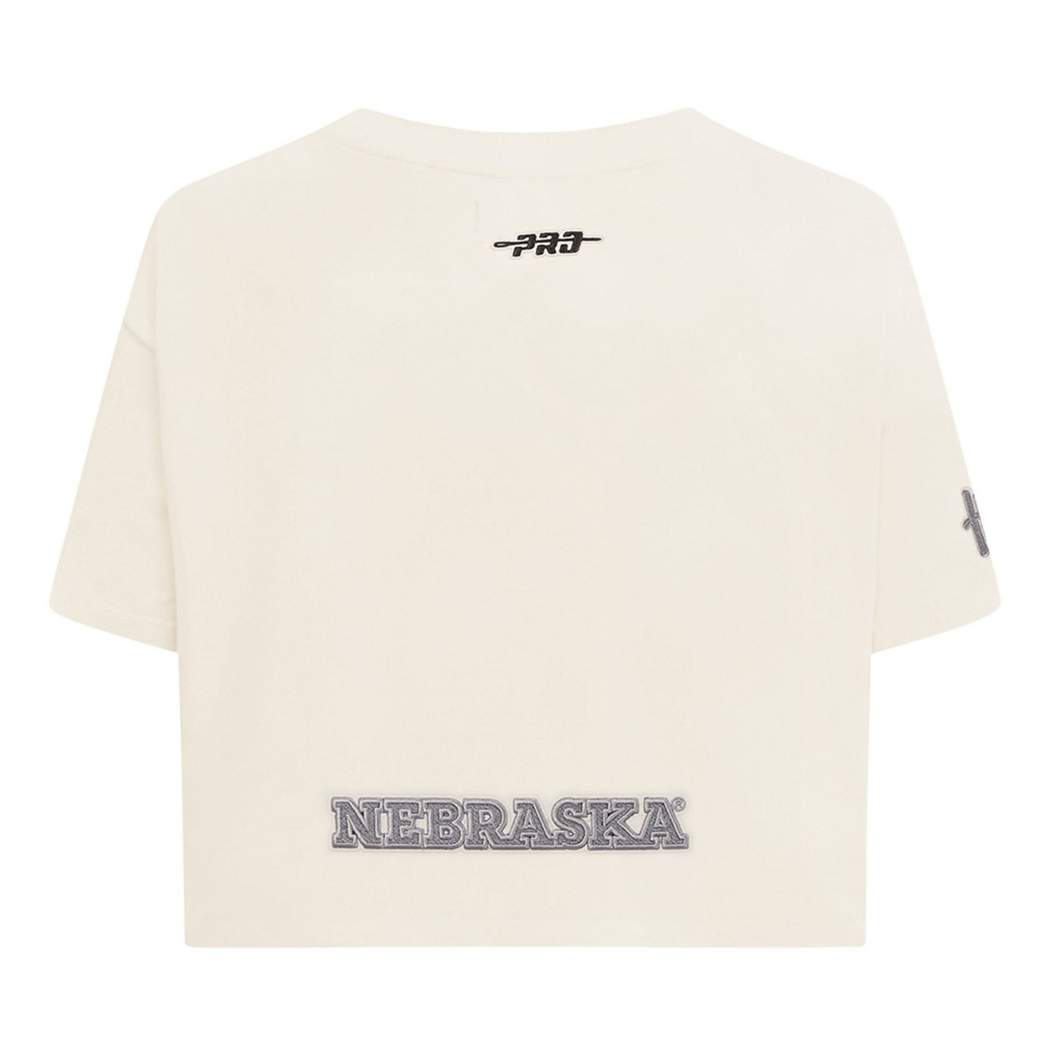 Pro Standard Nebraska Huskers Reverse French Terry Boxy Cropped T-Shirt - view number 4