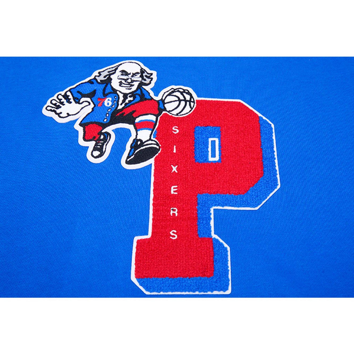 Pro Standard Philadelphia 76ers Mash Up Pullover Sweatshirt