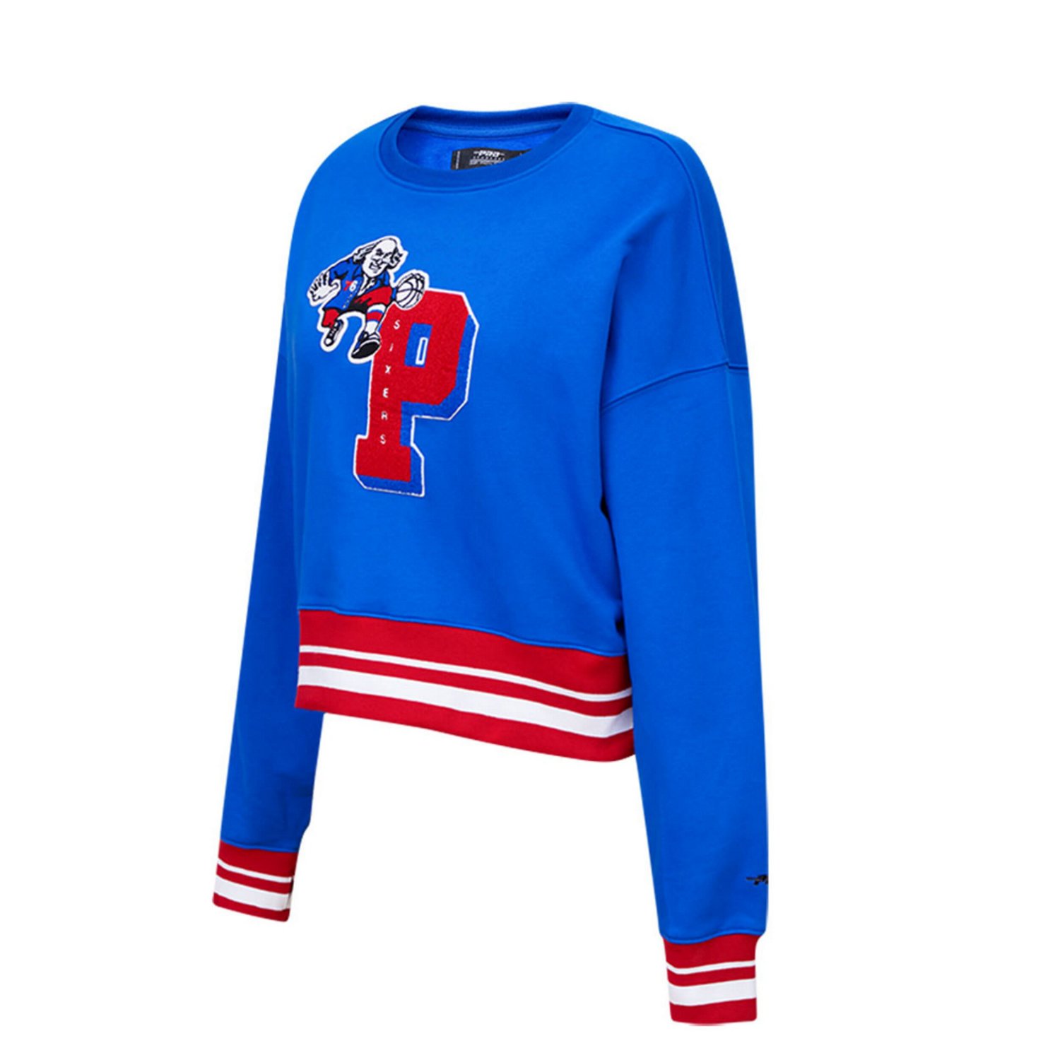 Pro Standard Philadelphia 76ers Mash Up Pullover Sweatshirt