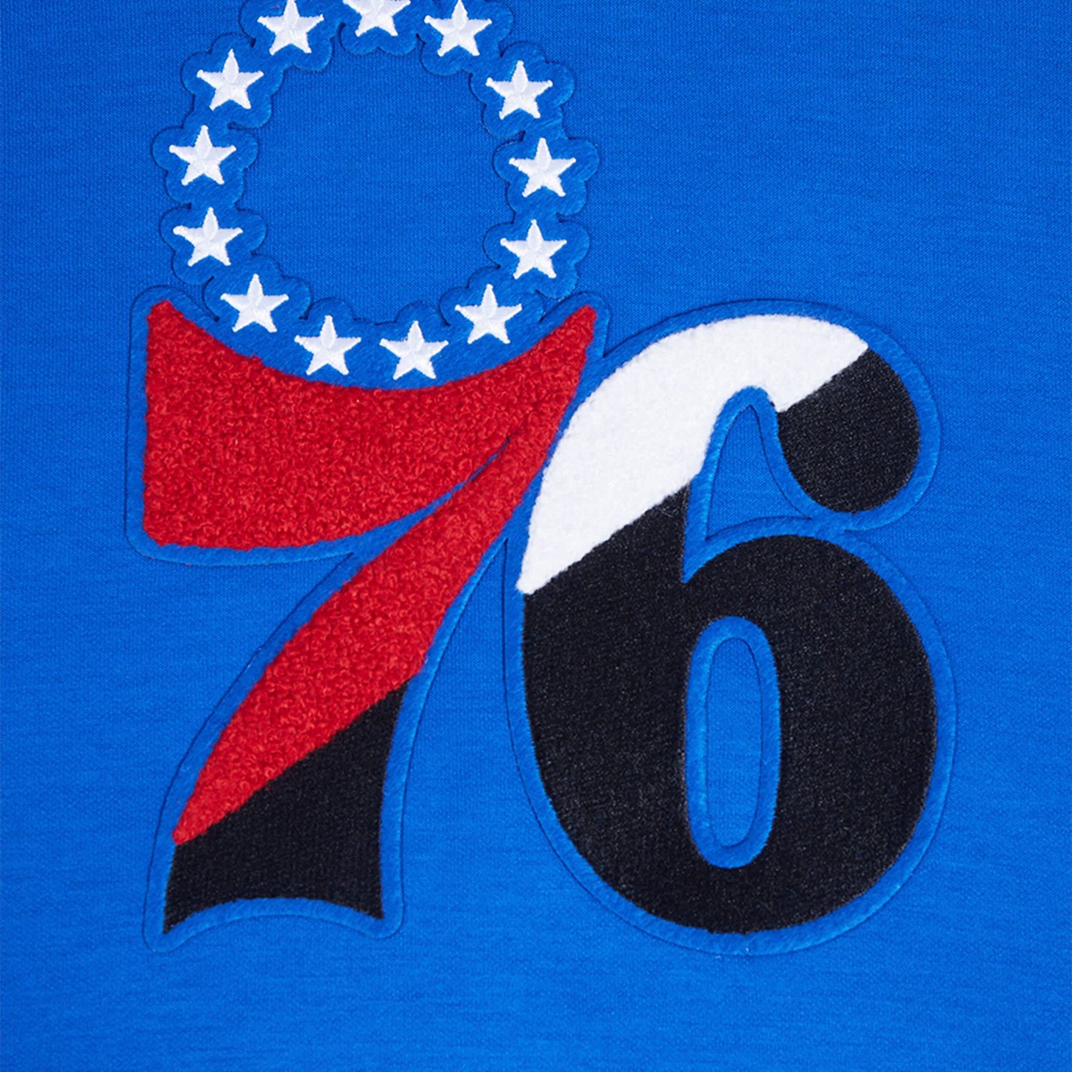 Pro Standard Philadelphia 76ers Split Logo Pullover Hoodie - view number 4