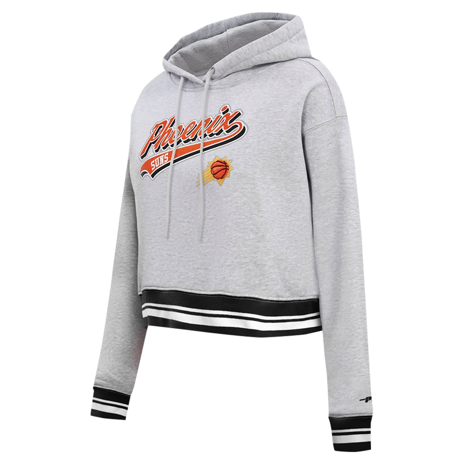 Pro Standard Phoenix Suns Script Tail Cropped Pullover Hoodie - view number 2