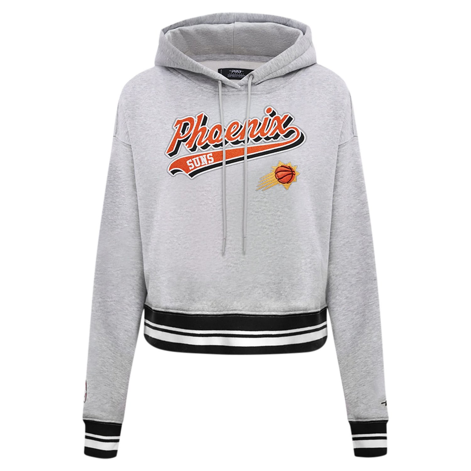 Pro Standard Phoenix Suns Script Tail Cropped Pullover Hoodie - view number 3