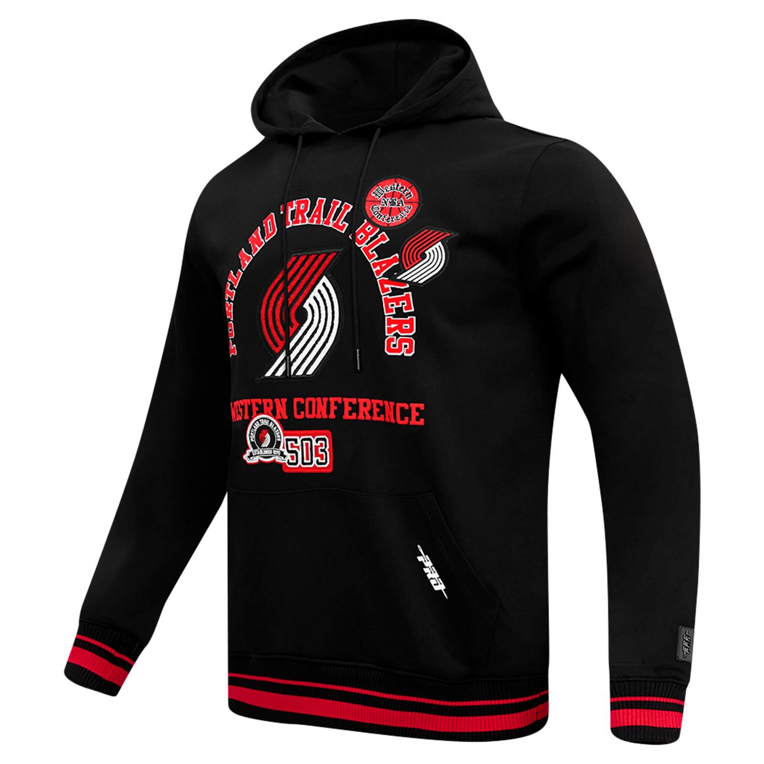 Pro Standard Portland Trail Blazers Area Code Pullover Hoodie - view number 2