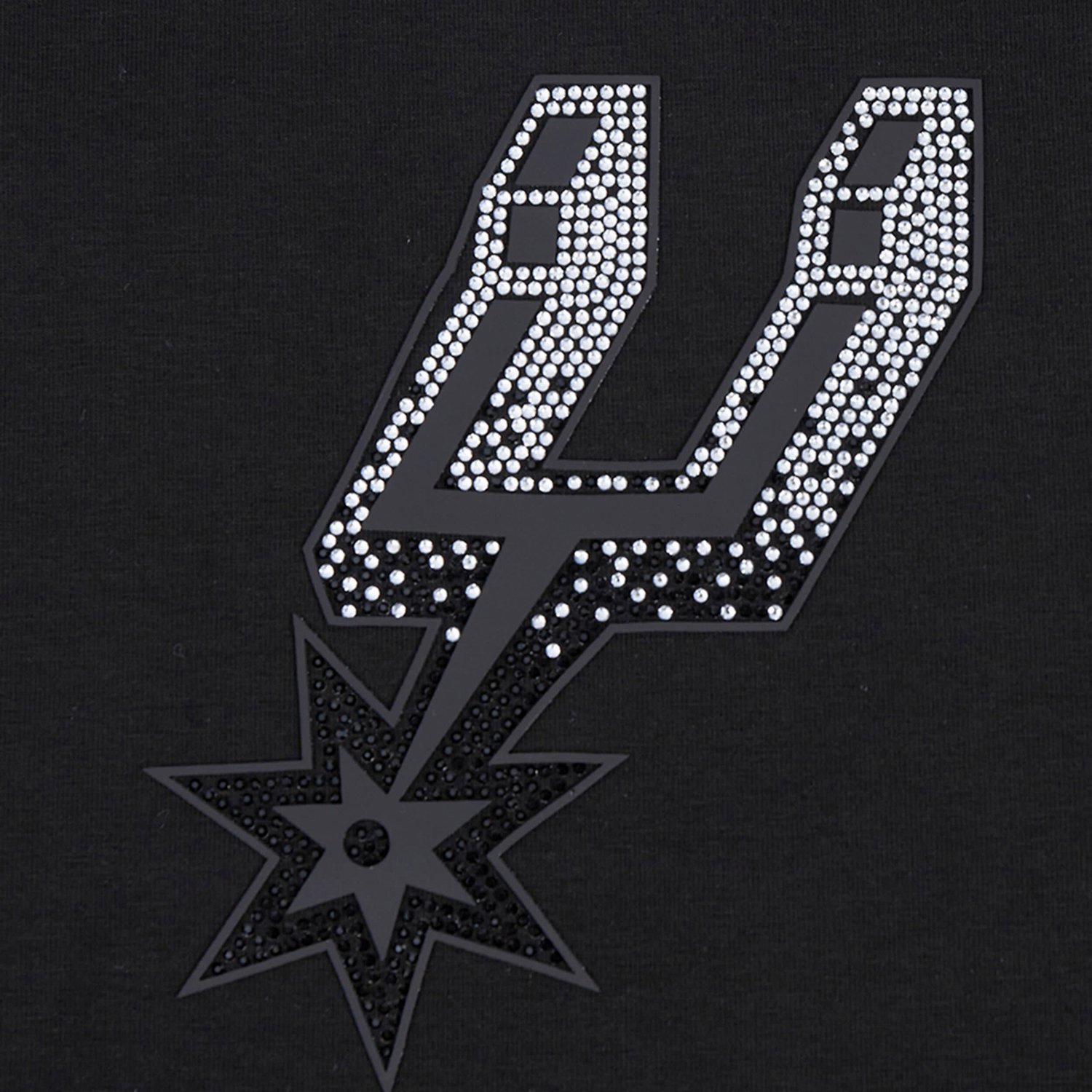 Pro Standard San Antonio Spurs Jewels Boxy Cropped T-Shirt                                                                       - view number 4