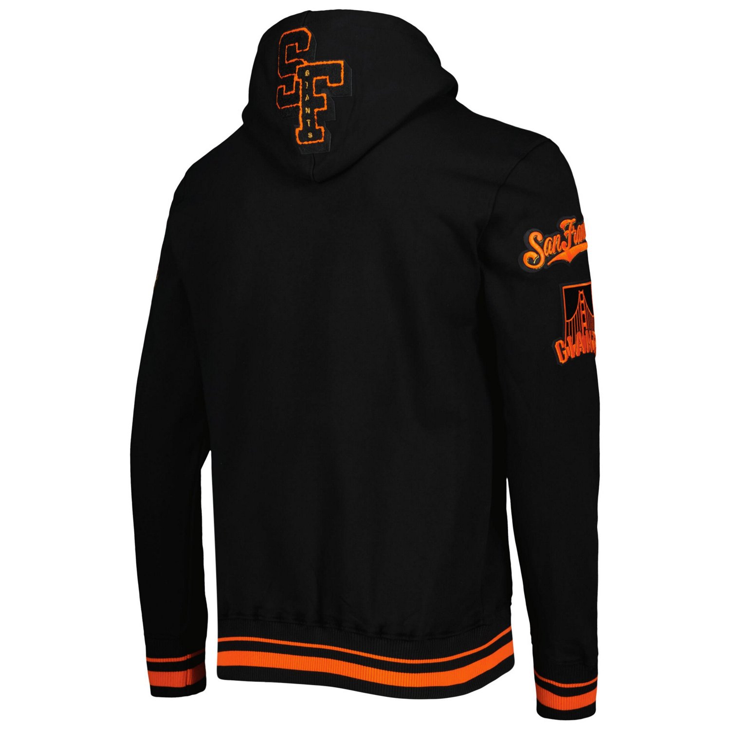 Pro Standard San Francisco Giants Mash Up Logo Pullover Hoodie - view number 3