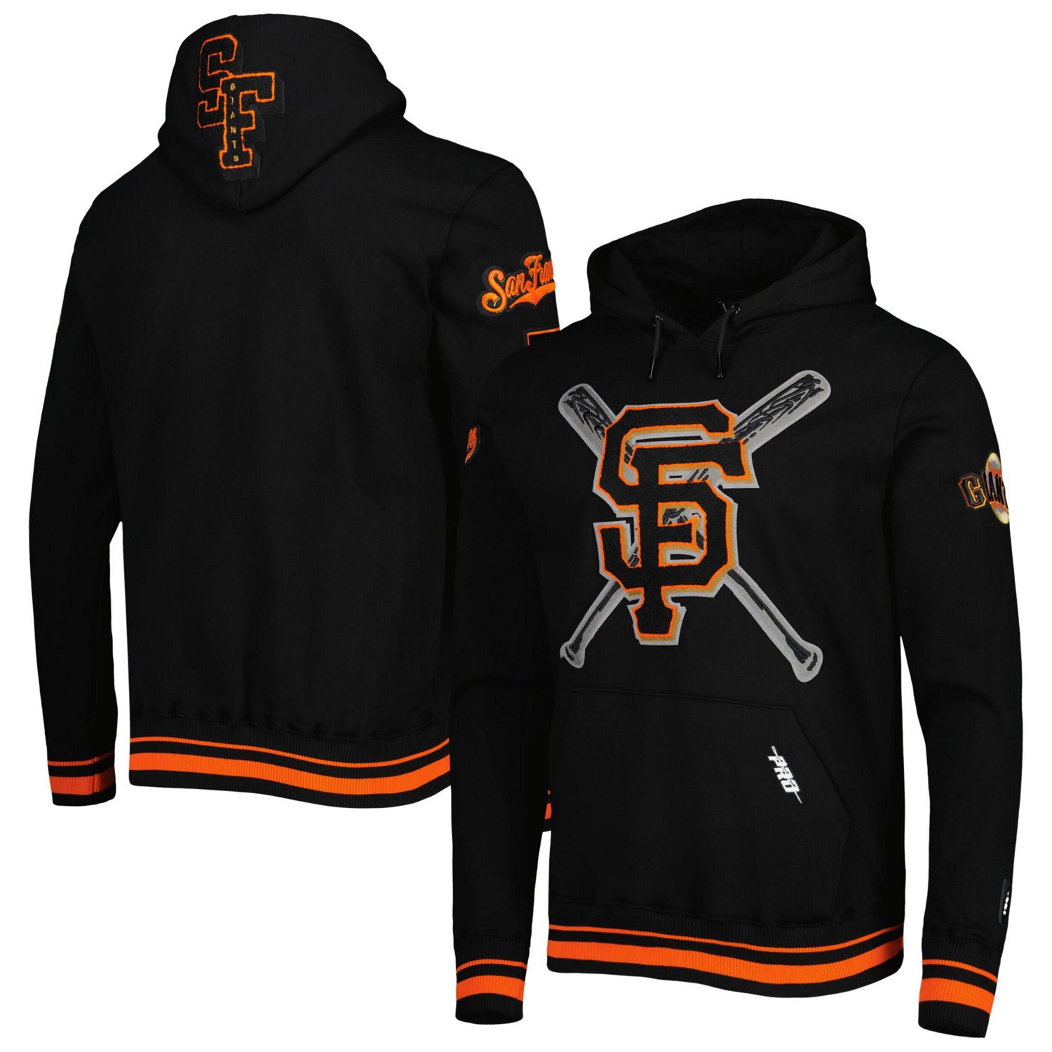 Pro Standard San Francisco Giants Mash Up Logo Pullover Hoodie                                                                  
