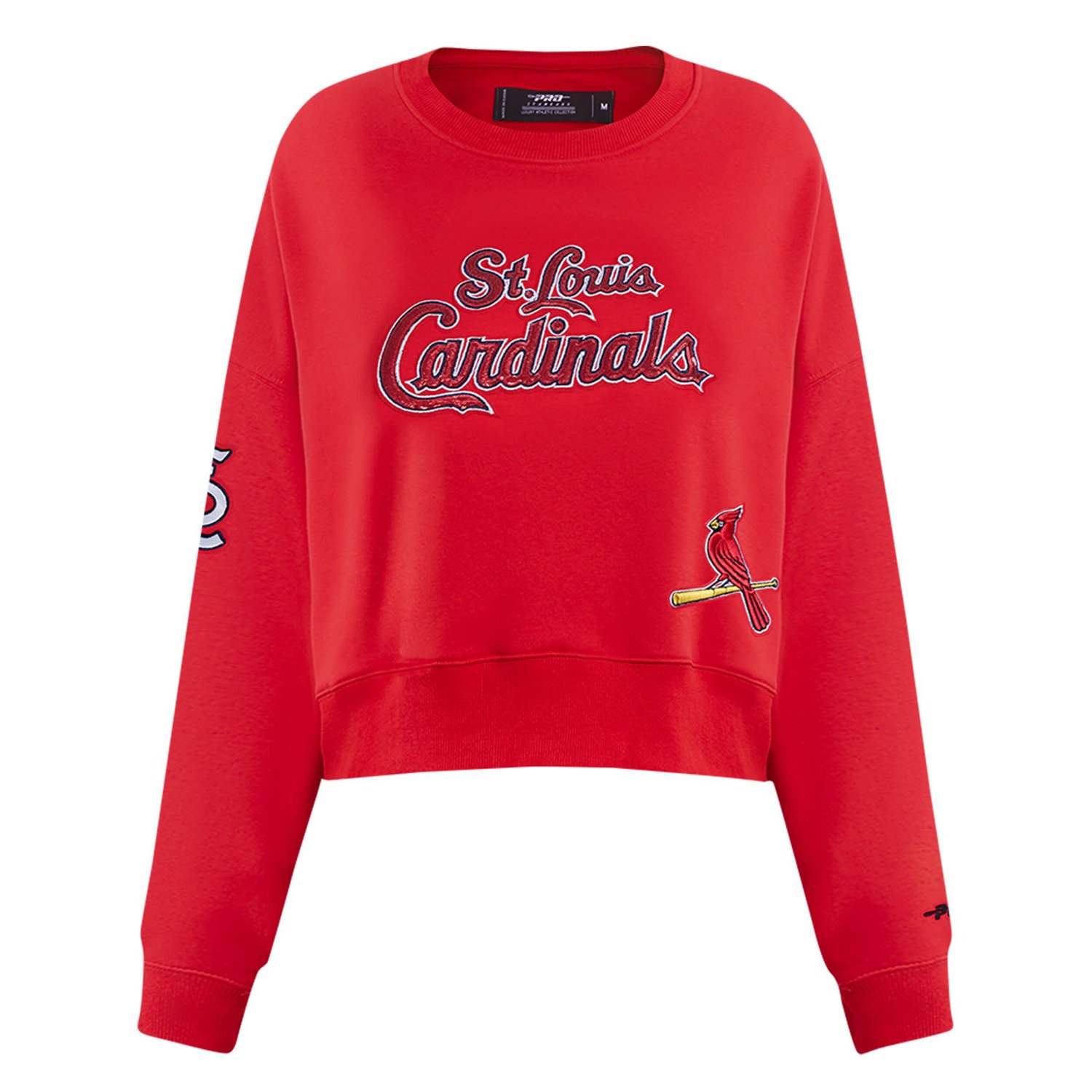 Pro Standard St Louis Cardinals Game Day Classics Crewneck Pullover