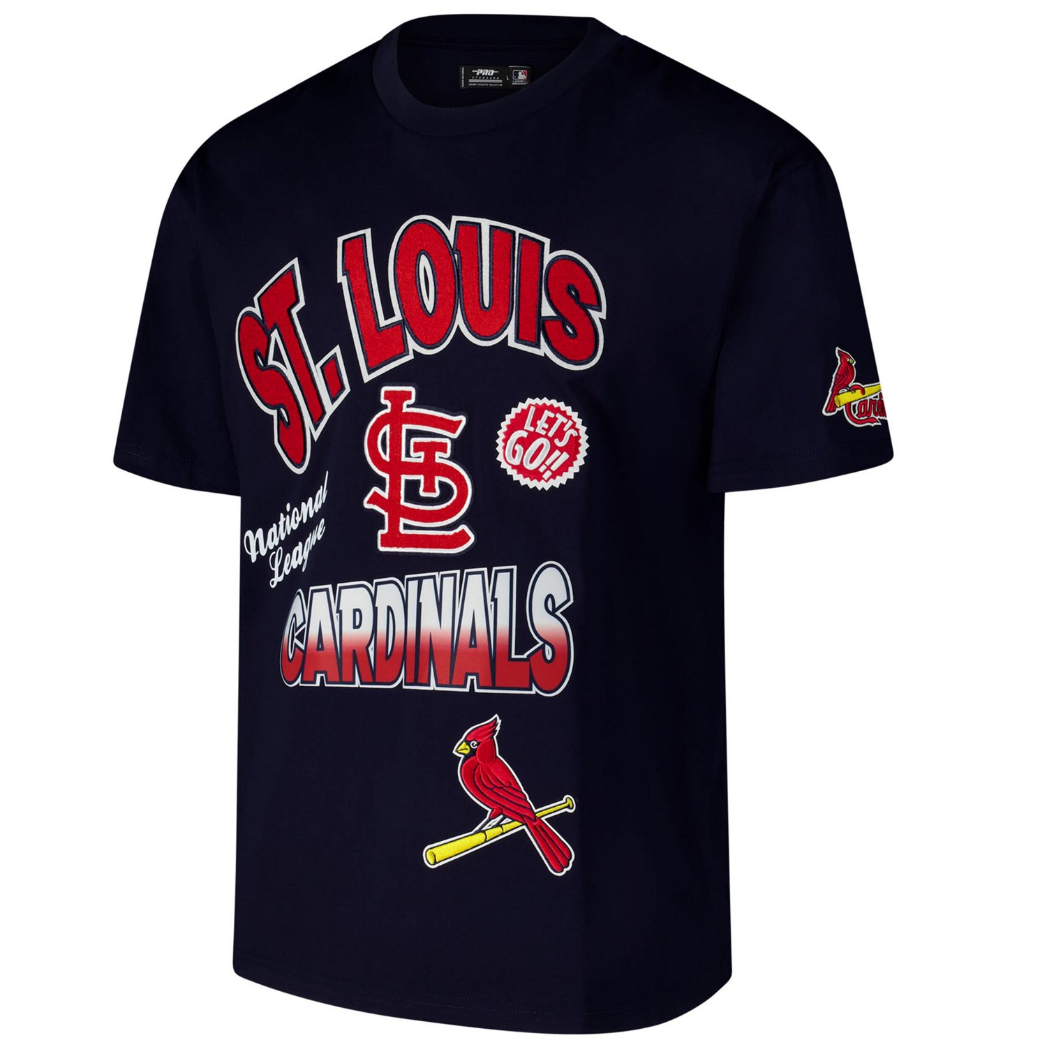 Pro Standard St Louis Cardinals Turn It Up Dropped Shoulder T-Shirt - view number 2