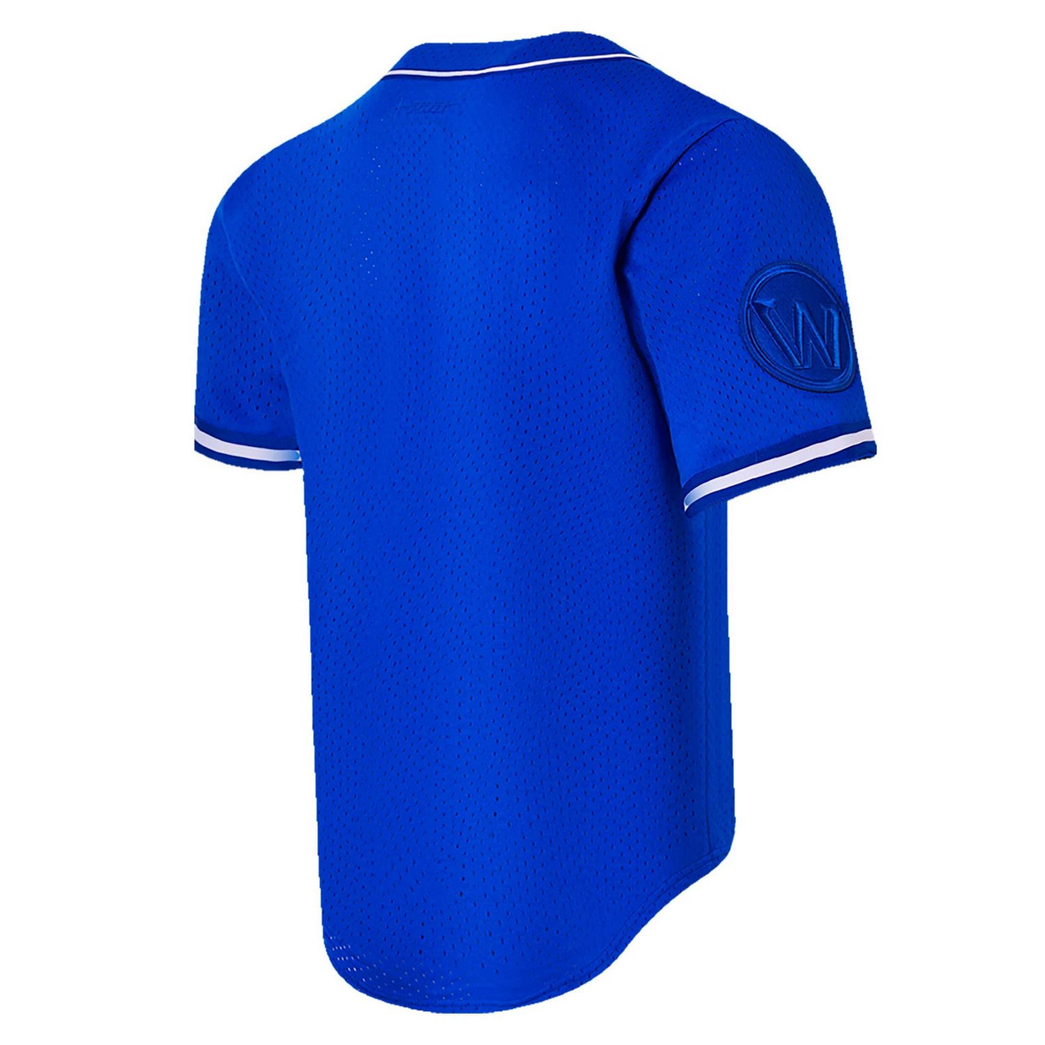 Pro Standard Stephen Curry Golden State Warriors Triple Tonal Mesh Button-Up Top - view number 4