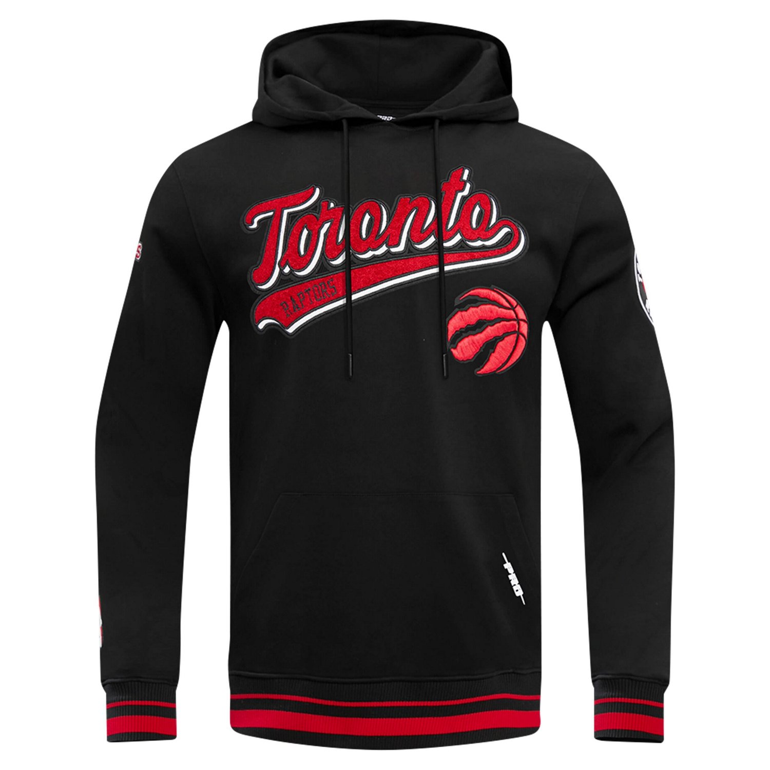 Pro Standard Toronto Raptors Script Tail Pullover Hoodie - view number 3