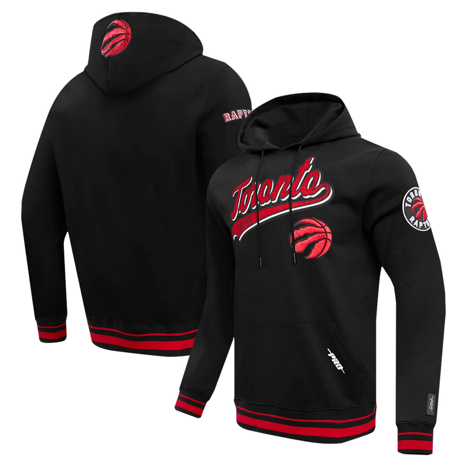 Pro Standard Toronto Raptors Script Tail Pullover Hoodie