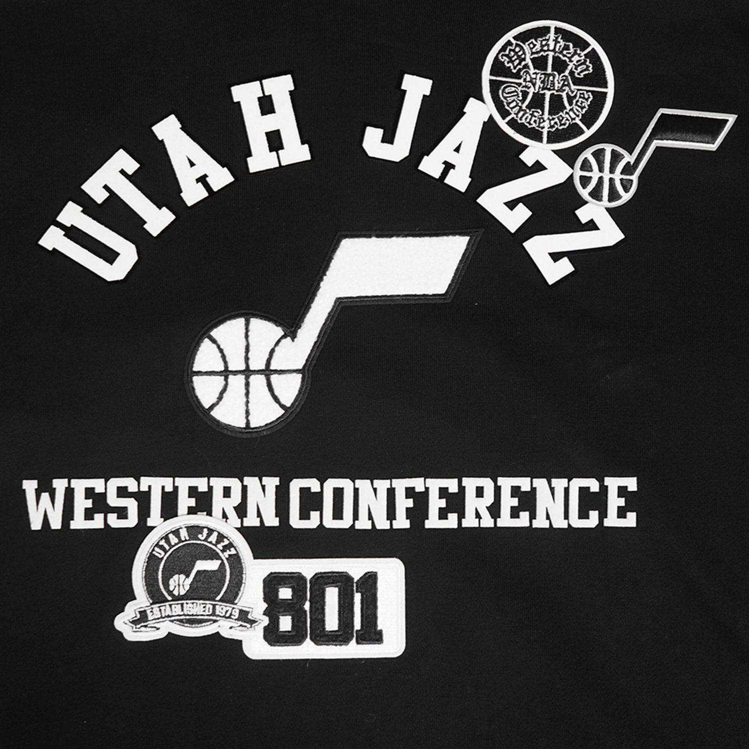 Pro Standard Utah Jazz Area Code Pullover Hoodie - view number 4