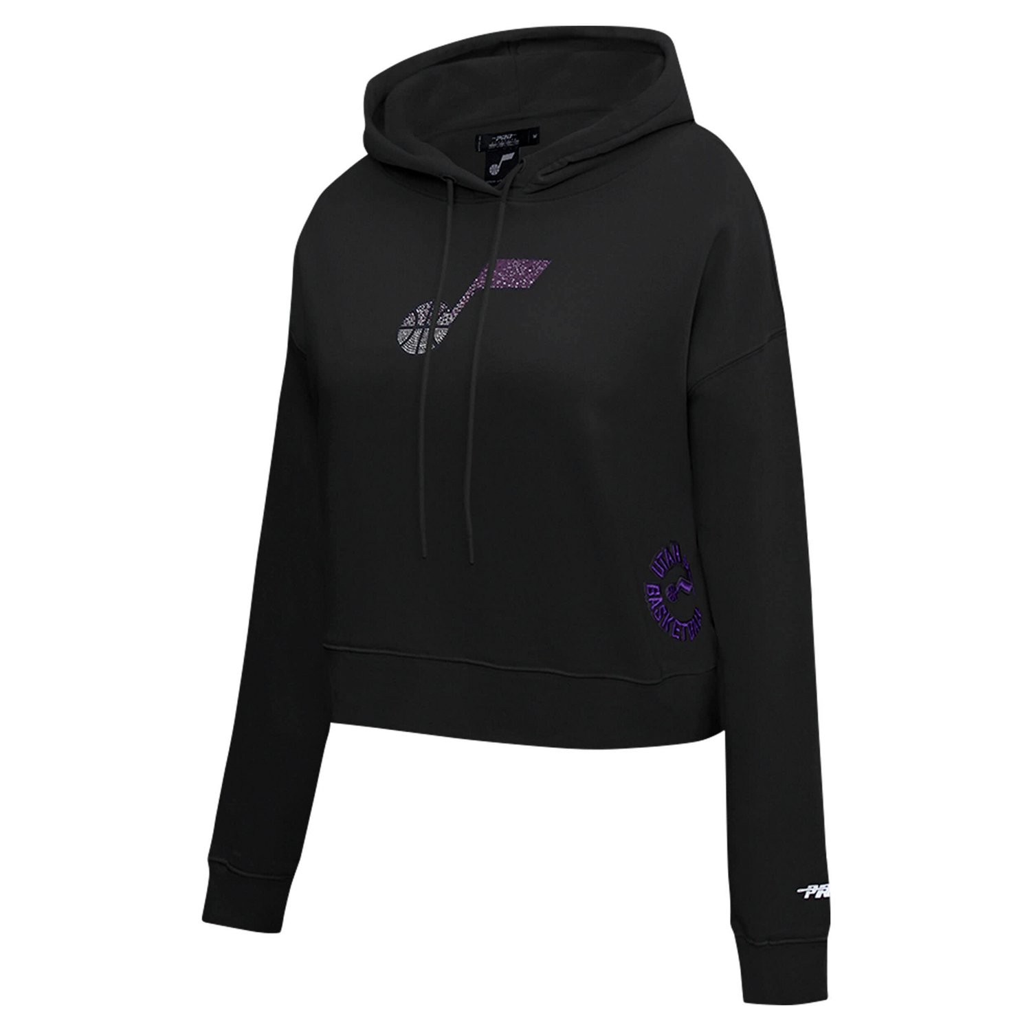 Pro Standard Utah Jazz Jewels Cropped Pullover Hoodie                                                                            - view number 2