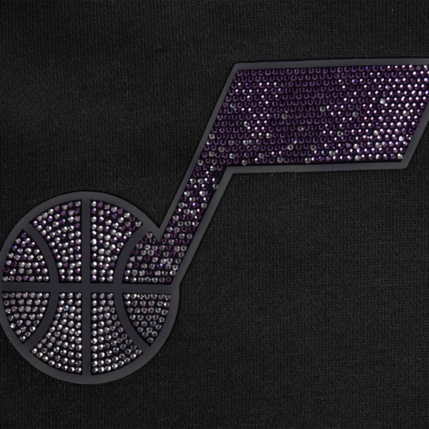 Pro Standard Utah Jazz Jewels Cropped Pullover Hoodie                                                                            - view number 4