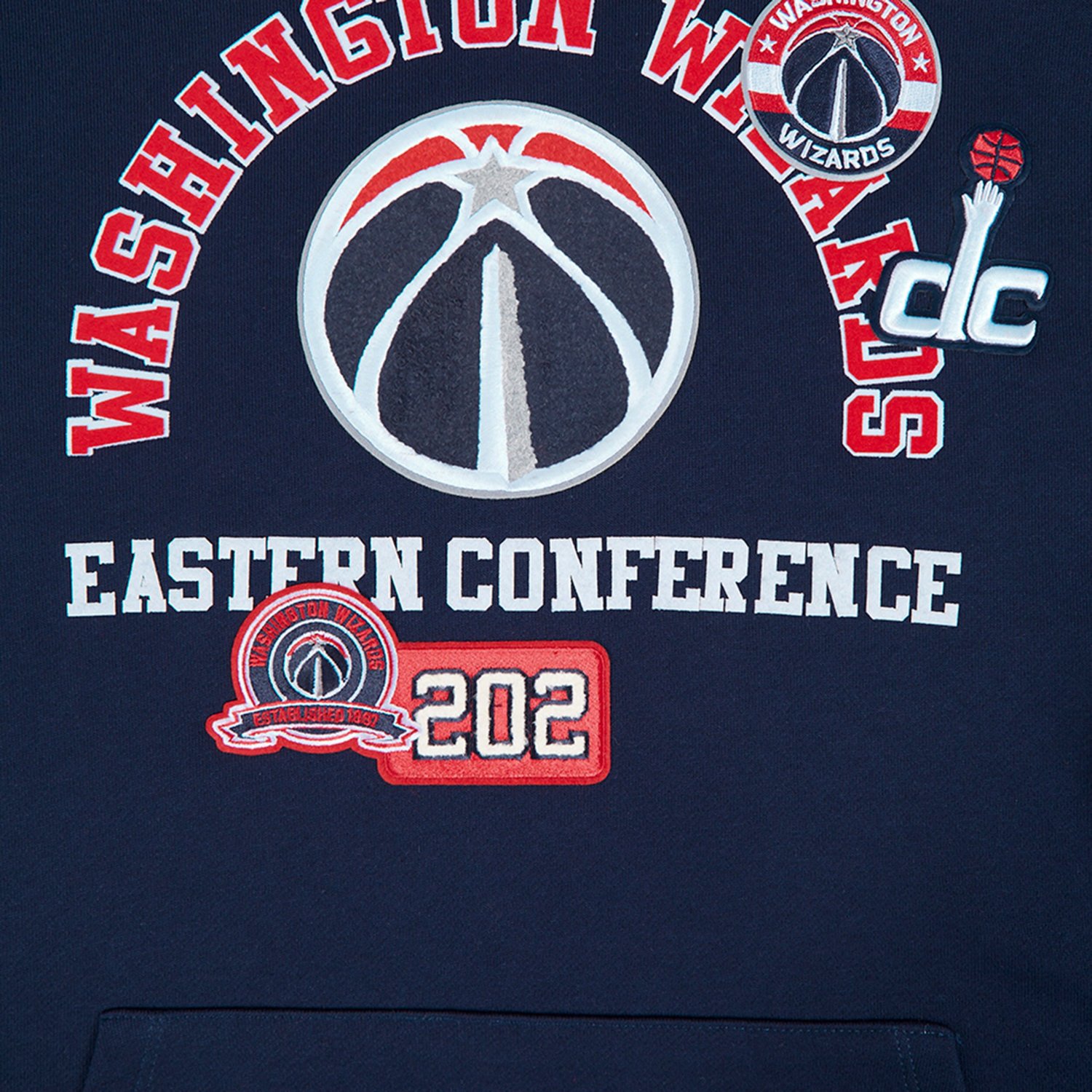 Pro Standard Washington Wizards Area Code Pullover Hoodie - view number 4