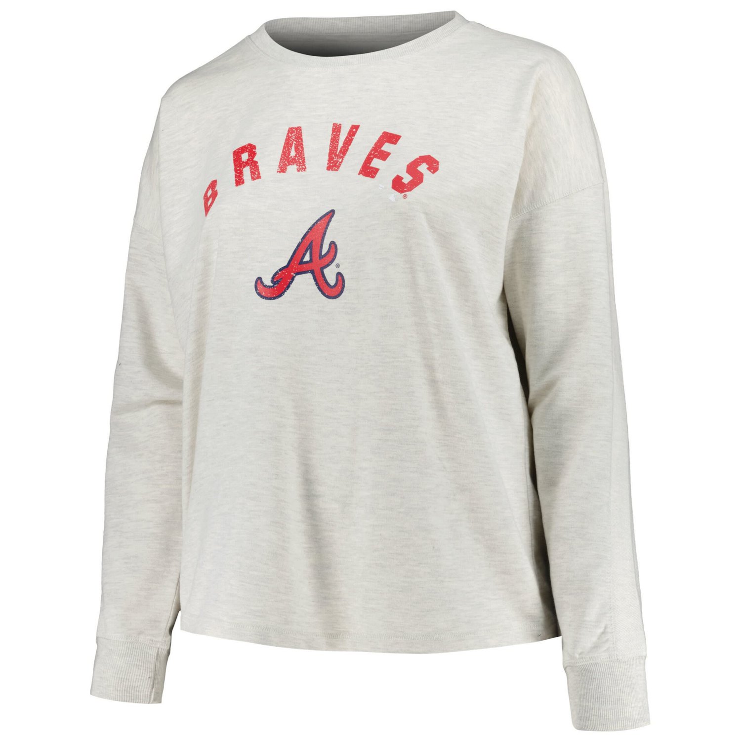 Profile Atlanta Braves Plus Size French Terry Pullover Sweatshirt                                                                - view number 2