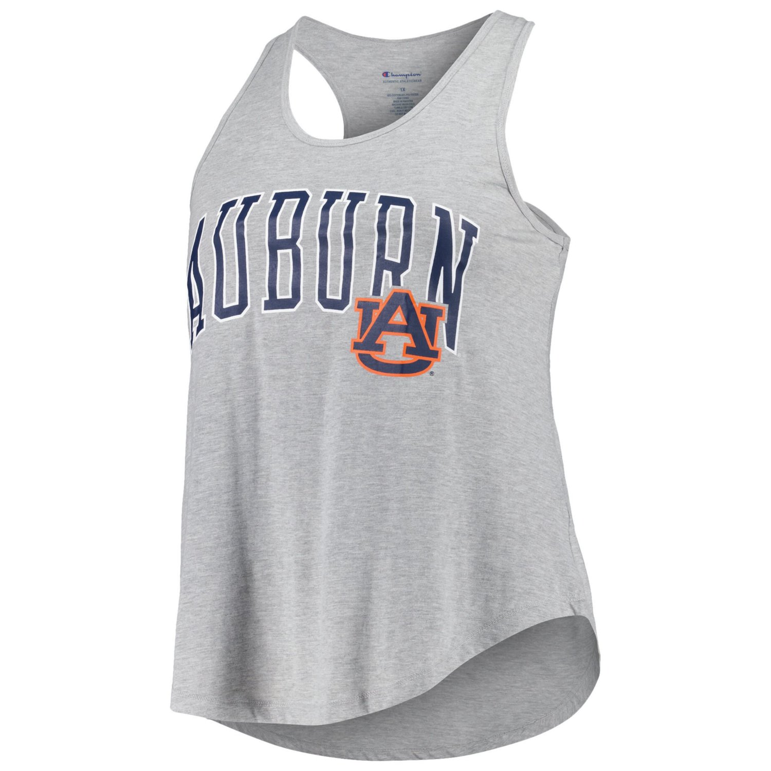 Profile Auburn Tigers Arch Logo Racerback Scoop Neck Tank Top                                                                    - view number 2