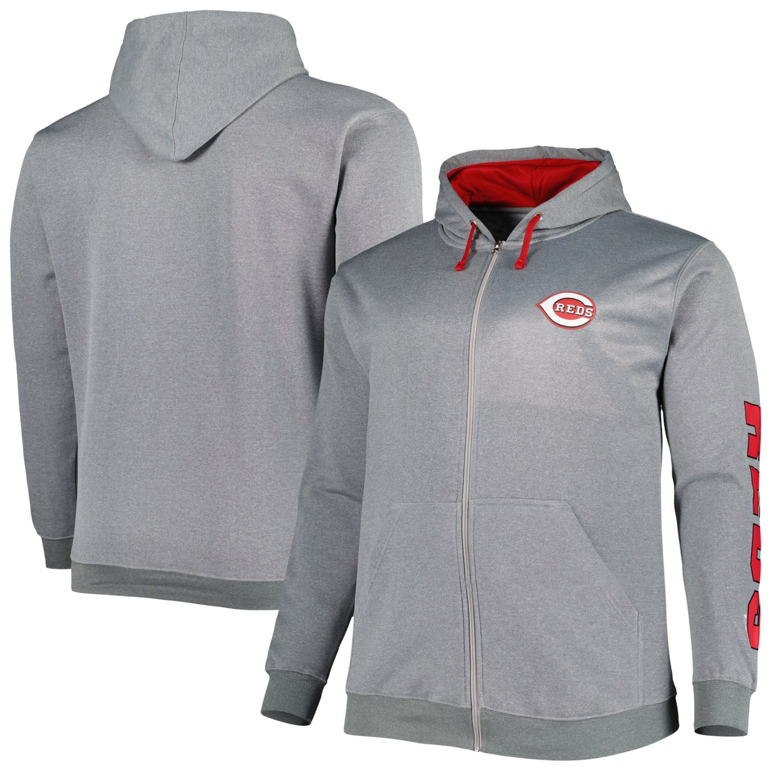 Profile Cincinnati Reds Big  Tall Pullover Hoodie