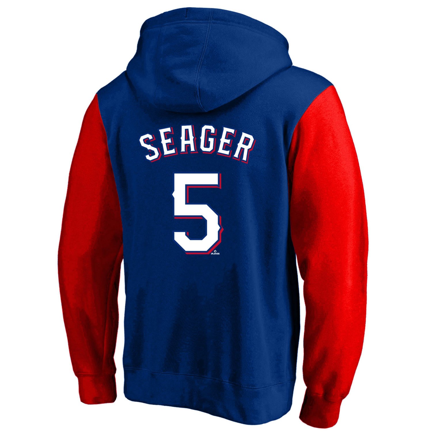 Profile Corey Seager Texas Rangers Big  Tall Name  Number Fleece Pullover Hoodie - view number 3