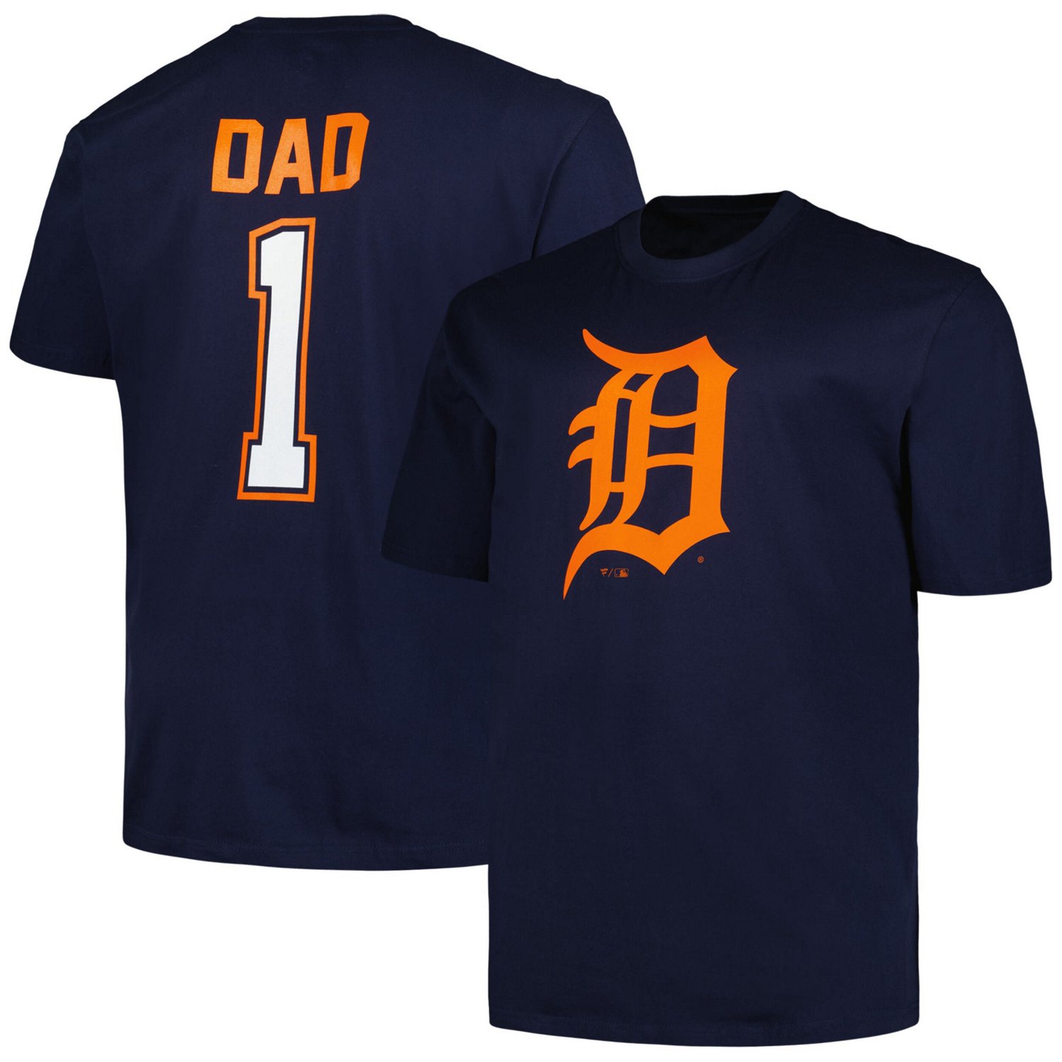 Profile Detroit Tigers Big  Tall 1 Dad T-Shirt                                                                                   - view number 1