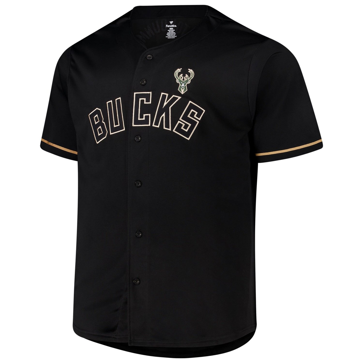 Profile Giannis Antetokounmpo Milwaukee Bucks Big  Tall Name  Number Button-Up Jersey - view number 2