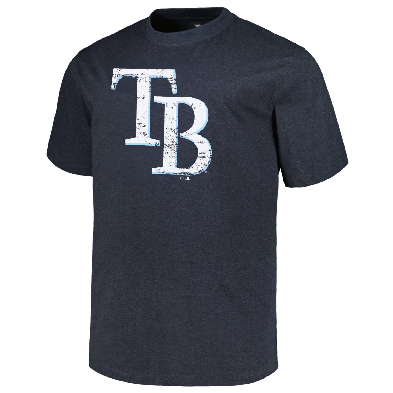 Profile Heather Tampa Bay Rays Big  Tall Weathered Logo T-Shirt - view number 2