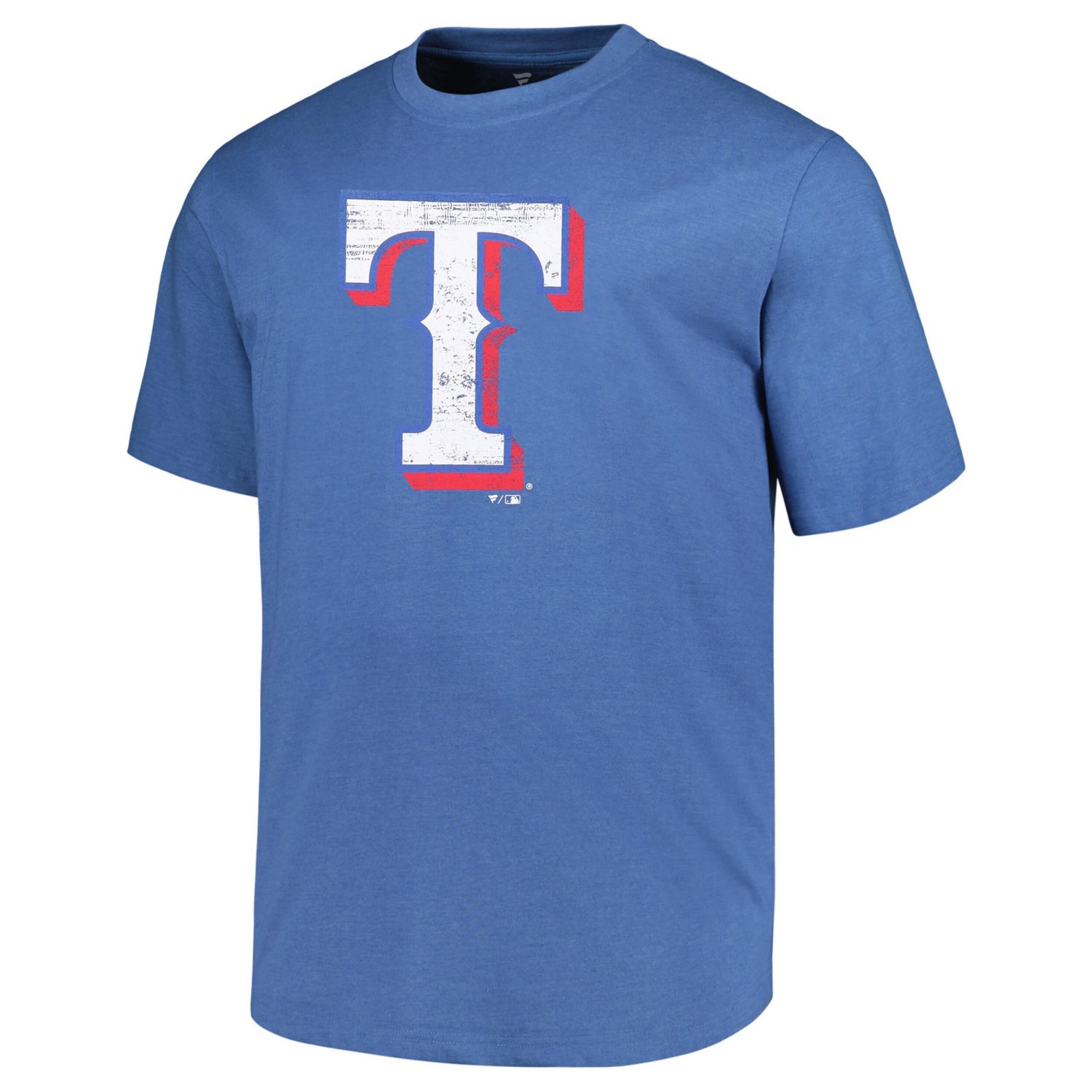 Profile Heather Texas Rangers Big  Tall Weathered Logo T-Shirt                                                                   - view number 2