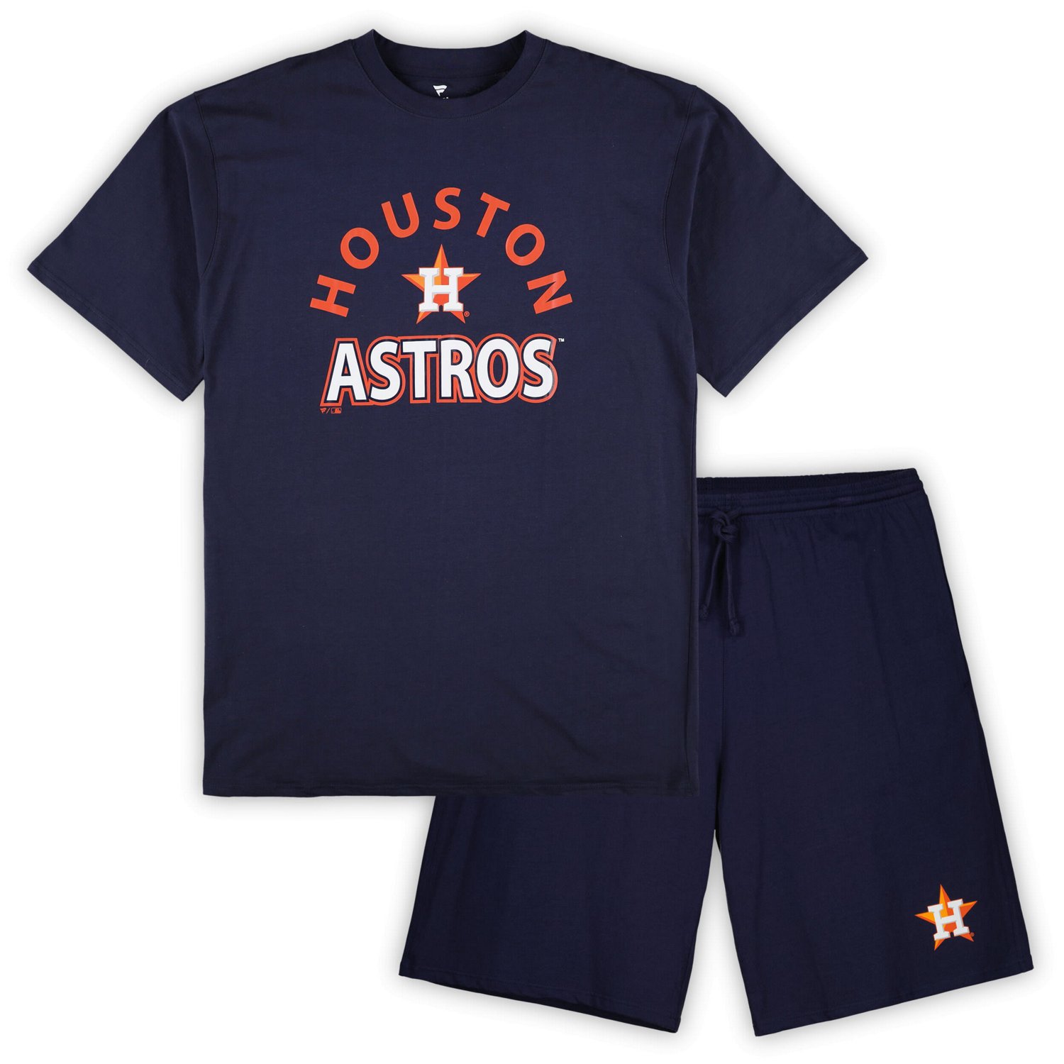 Profile Houston Astros Big  Tall T-Shirt  Shorts Combo Set