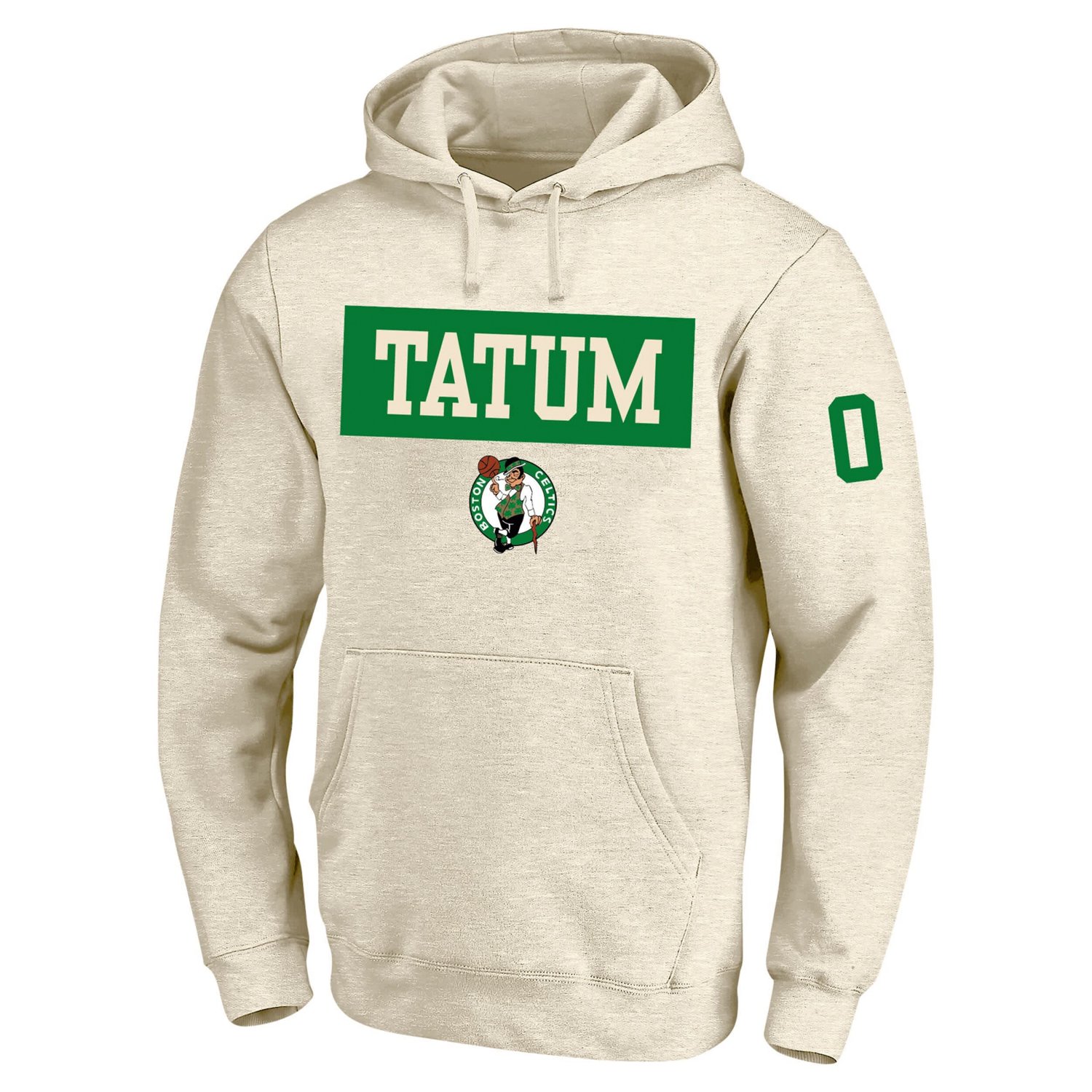 Profile Jayson Tatum Boston Celtics Big  Tall Player Double Face Tri-Blend Pullover Hoodie                                       - view number 2