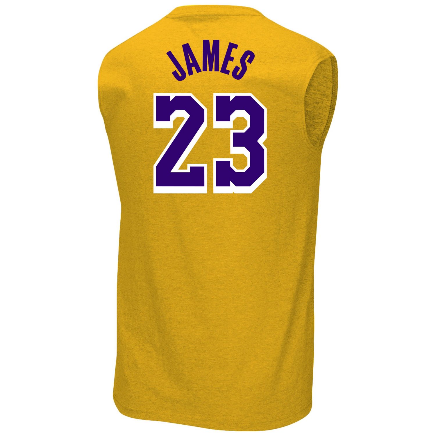 Profile LeBron James Los Angeles Lakers Big  Tall Player Muscle Tank - view number 3