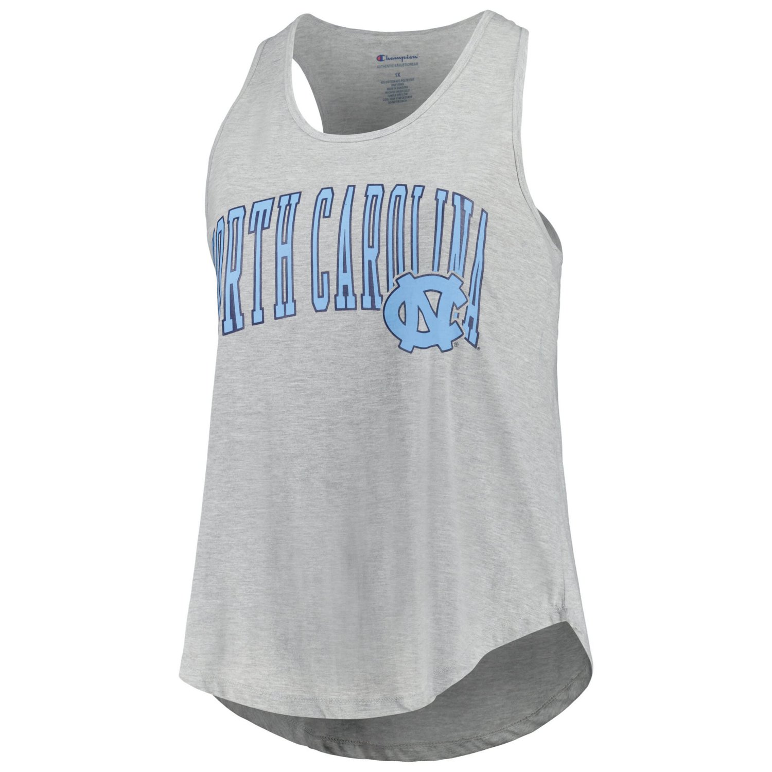 Profile North Carolina Tar Heels Arch Logo Racerback Scoop Neck Tank Top - view number 2