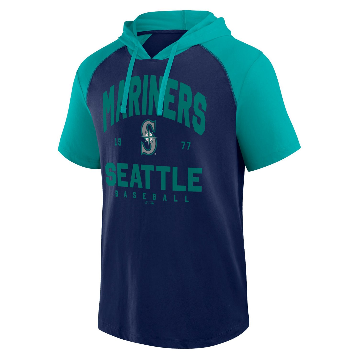 Profile Seattle Mariners Big  Tall Short Sleeve Pullover Hoodie - view number 2